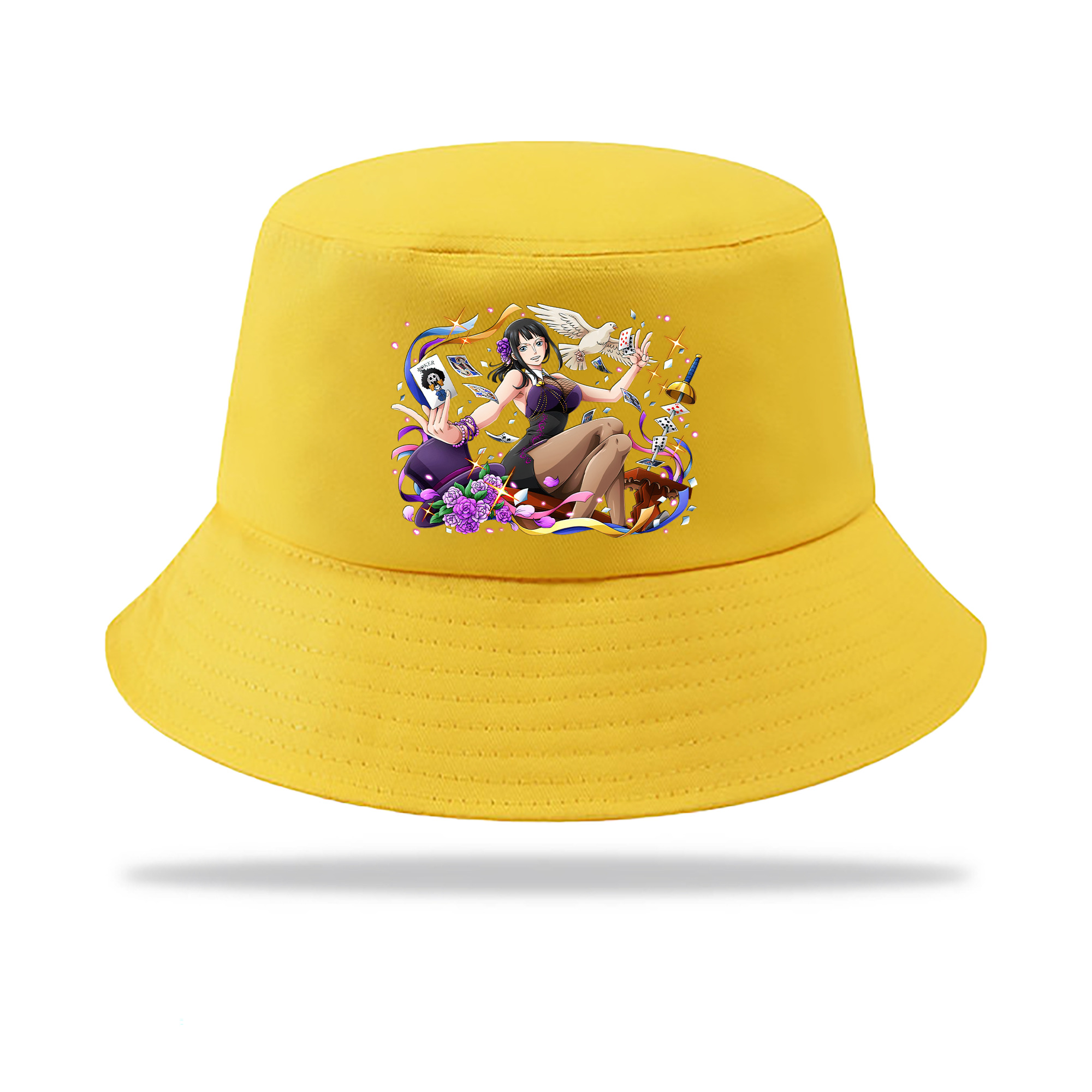 （画像用） ワンピース ニコ・ロビン ONE PIECE Nico Robin アウトドア日除けバケットハット