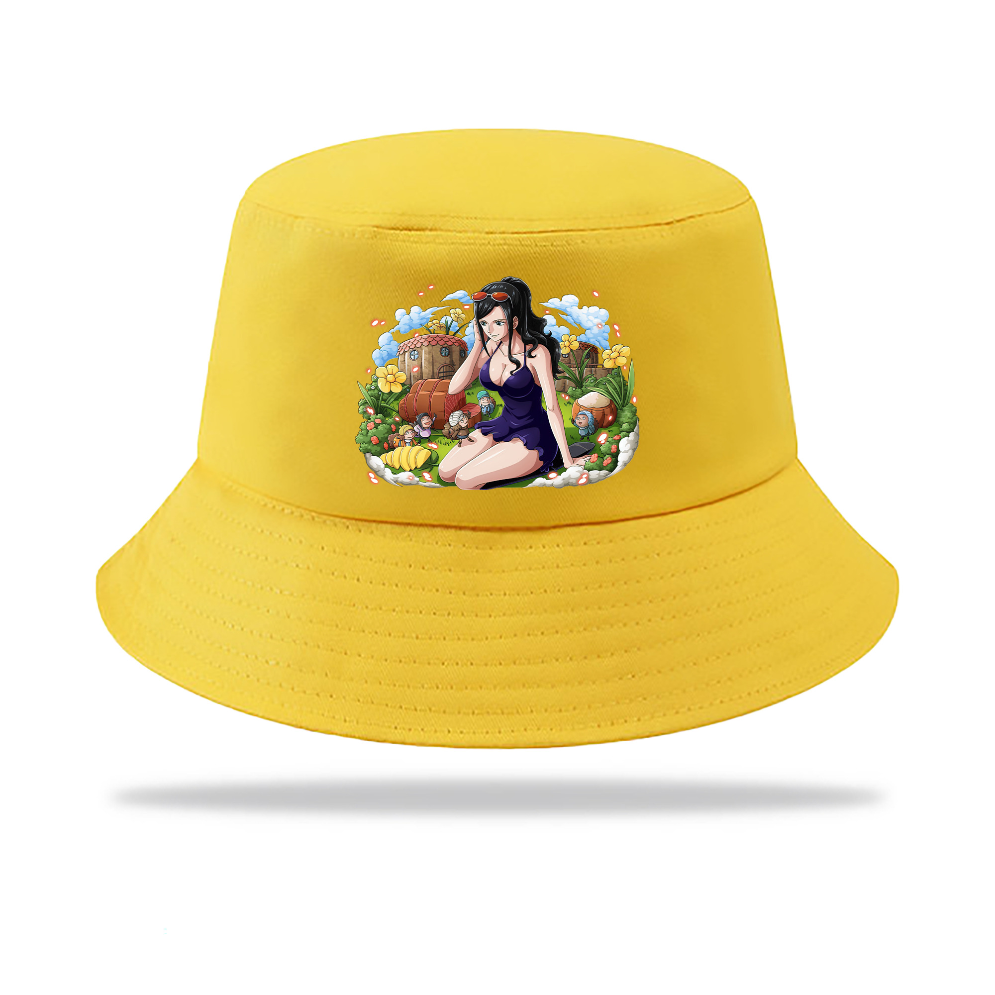 （画像用） ワンピース ニコ・ロビン ONE PIECE Nico Robin アウトドア日除けバケットハット