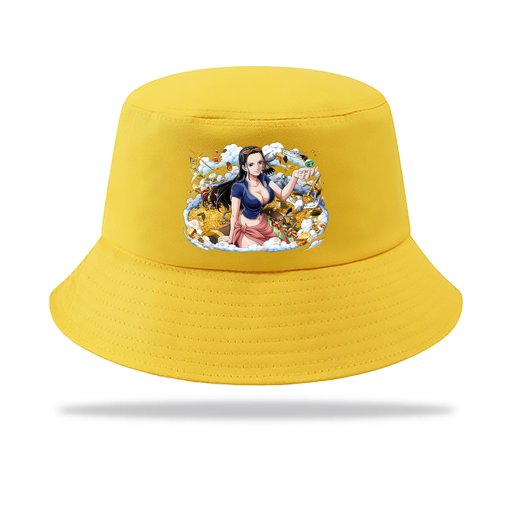 （画像用） ワンピース ニコ・ロビン ONE PIECE Nico Robin アウトドア日除けバケットハット
