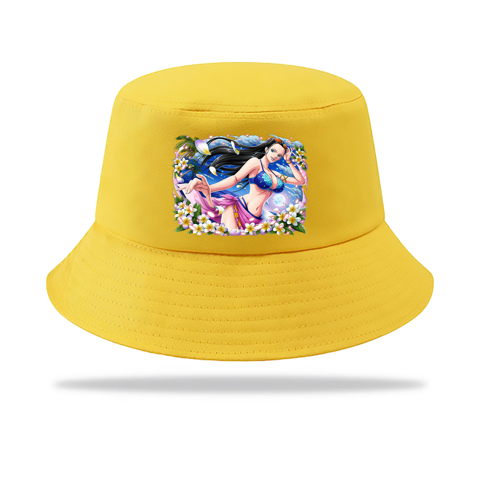（画像用） ワンピース ニコ・ロビン ONE PIECE Nico Robin アウトドア日除けバケットハット