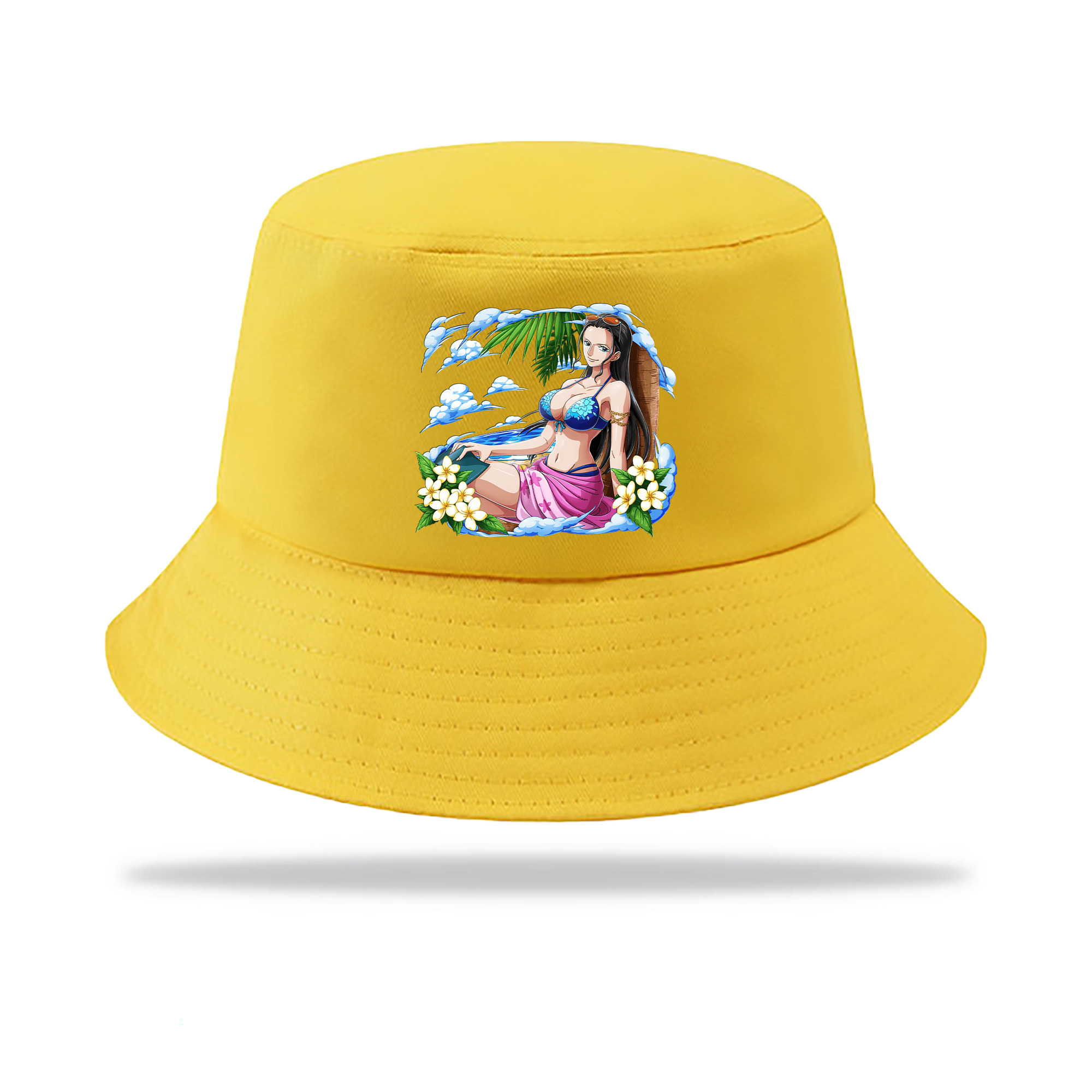 （画像用） ワンピース ニコ・ロビン ONE PIECE Nico Robin アウトドア日除けバケットハット