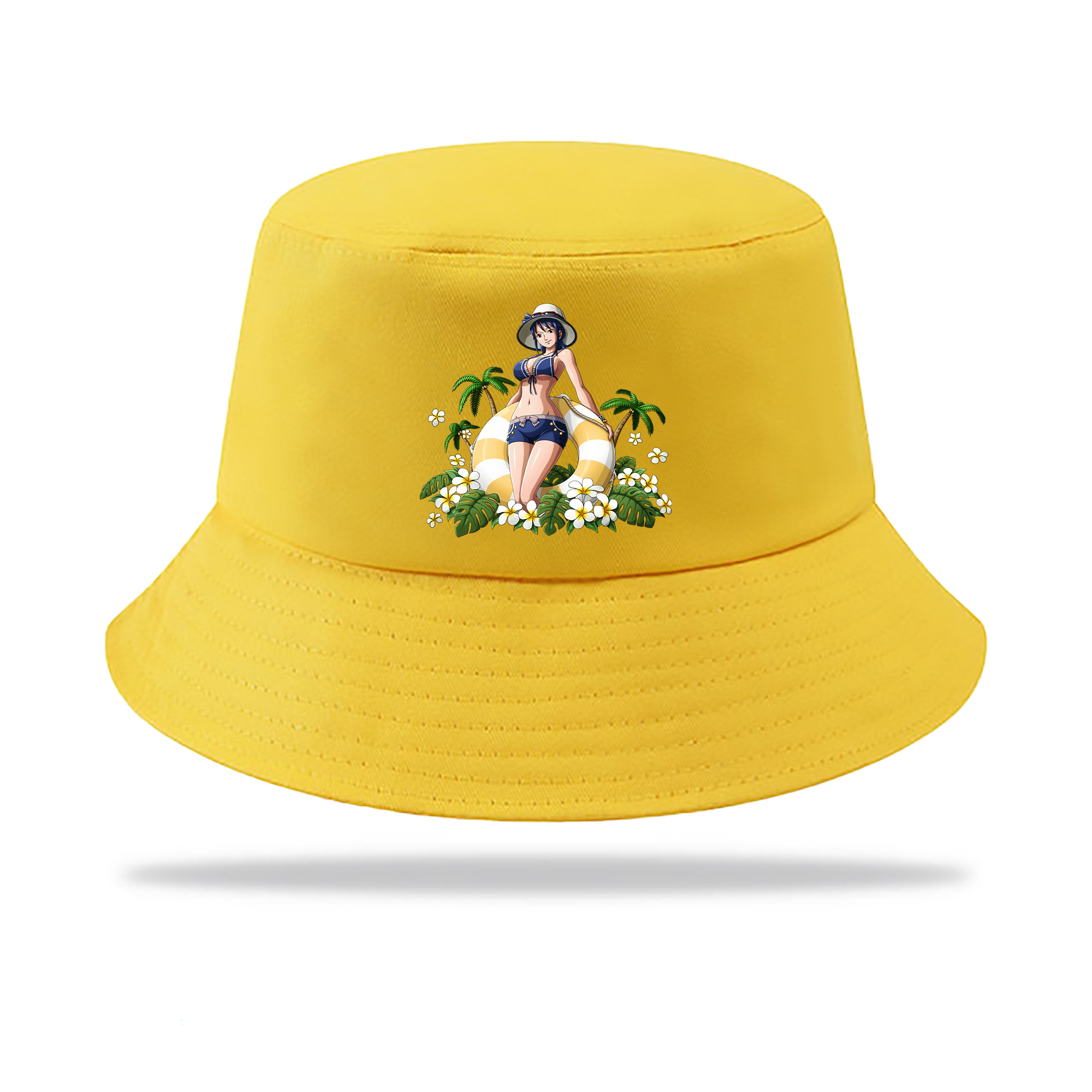 （画像用） ワンピース ニコ・ロビン ONE PIECE Nico Robin アウトドア日除けバケットハット