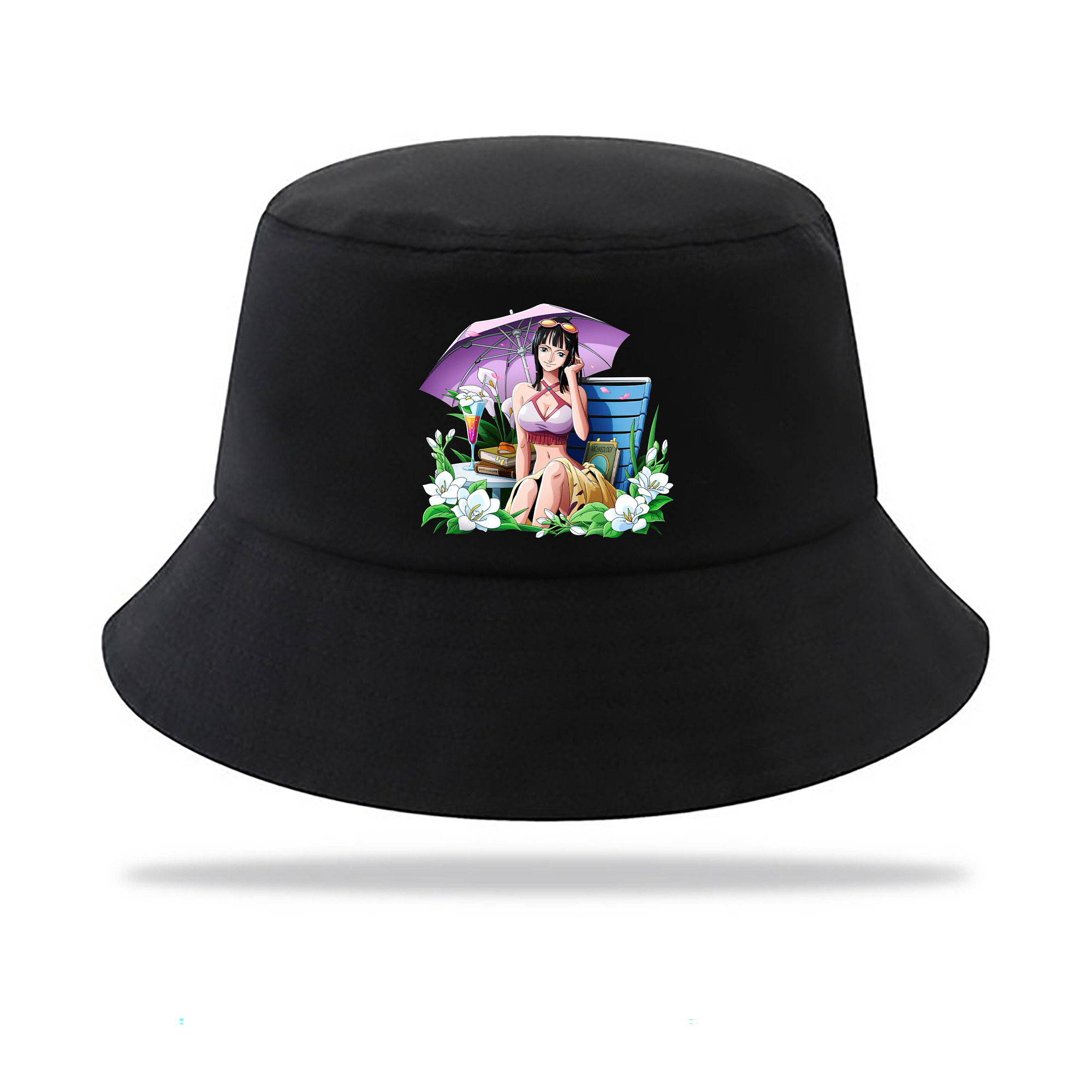 （画像用） ワンピース ニコ・ロビン ONE PIECE Nico Robin アウトドア日除けバケットハット