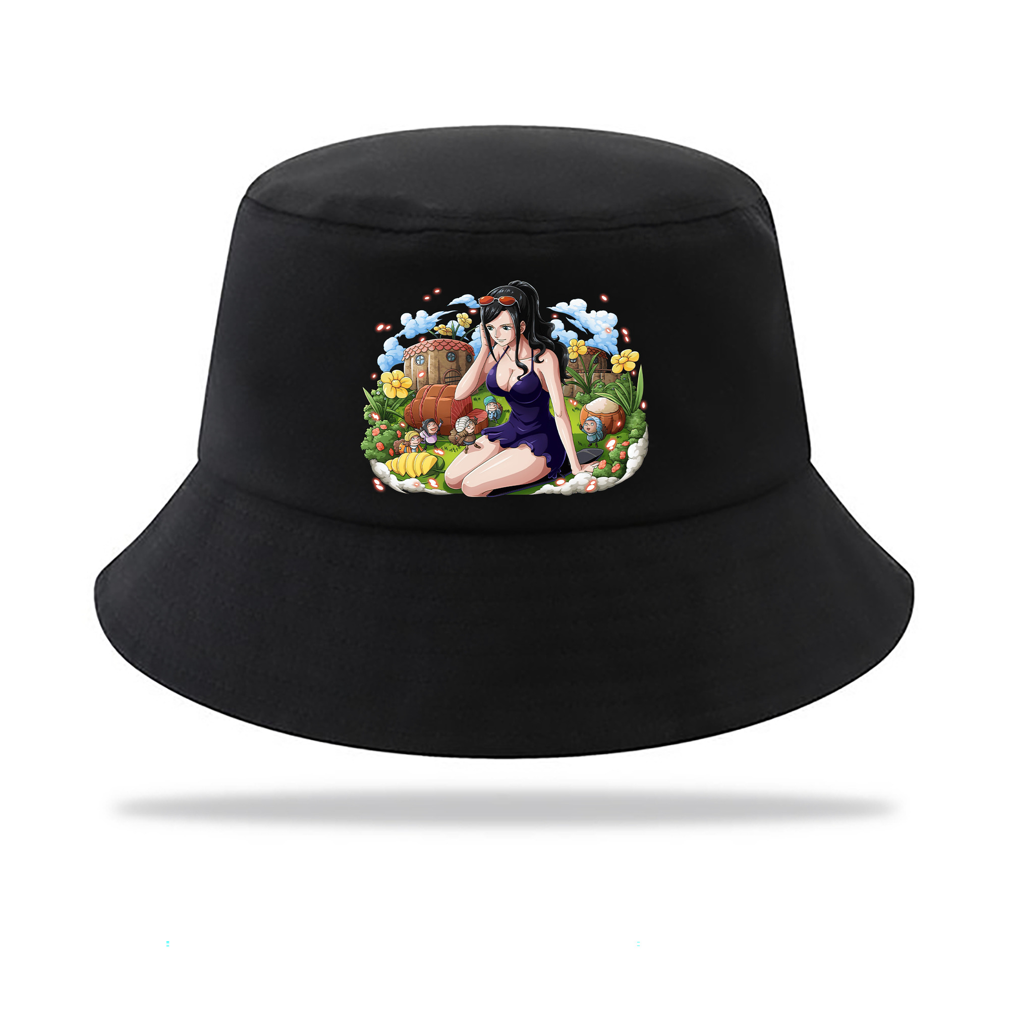 （画像用） ワンピース ニコ・ロビン ONE PIECE Nico Robin アウトドア日除けバケットハット