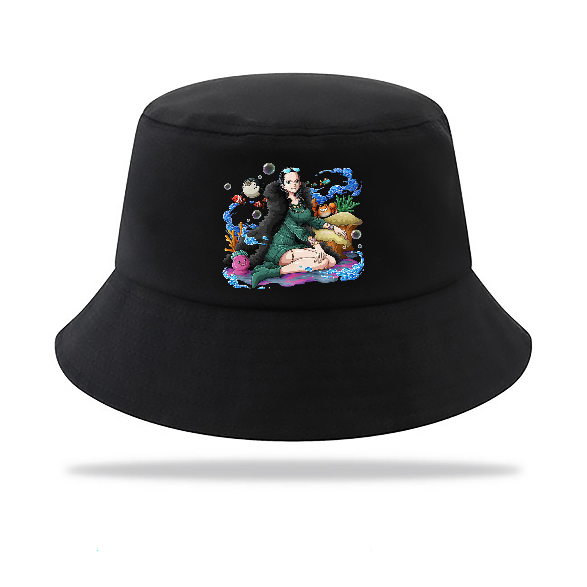 （画像用） ワンピース ニコ・ロビン ONE PIECE Nico Robin アウトドア日除けバケットハット