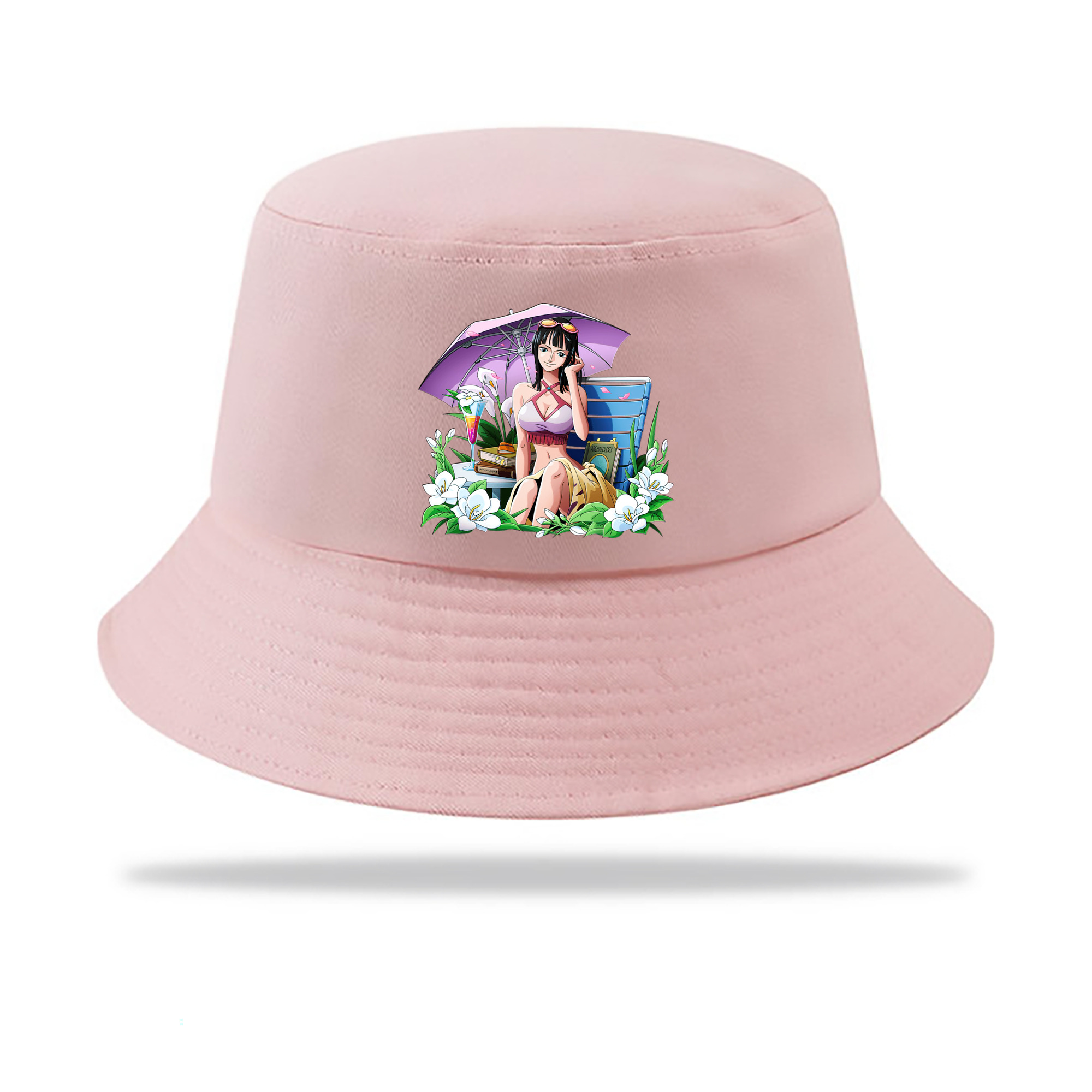 （画像用） ワンピース ニコ・ロビン ONE PIECE Nico Robin アウトドア日除けバケットハット