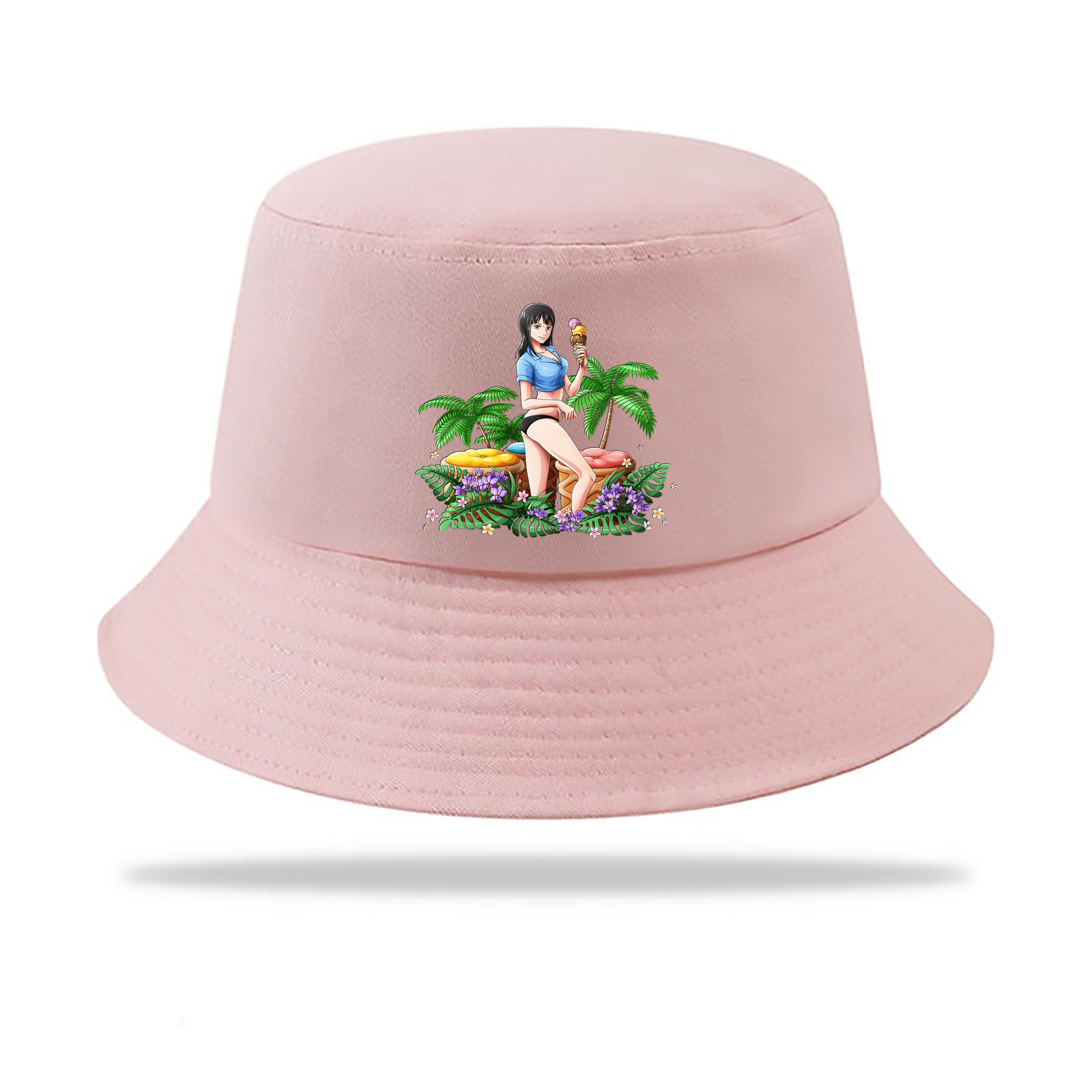 （画像用） ワンピース ニコ・ロビン ONE PIECE Nico Robin アウトドア日除けバケットハット
