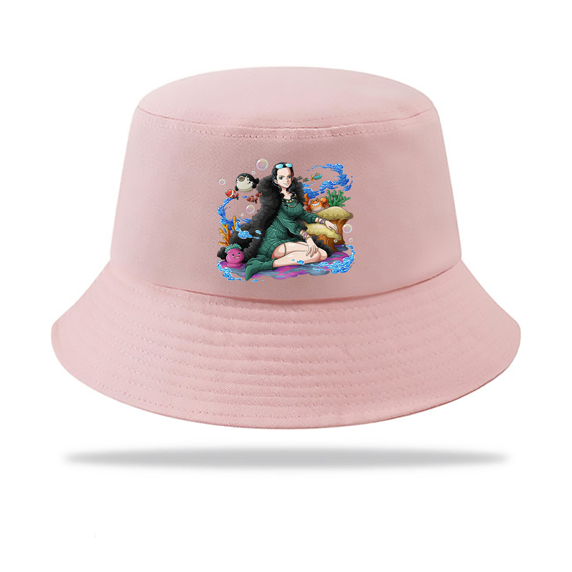 （画像用） ワンピース ニコ・ロビン ONE PIECE Nico Robin アウトドア日除けバケットハット
