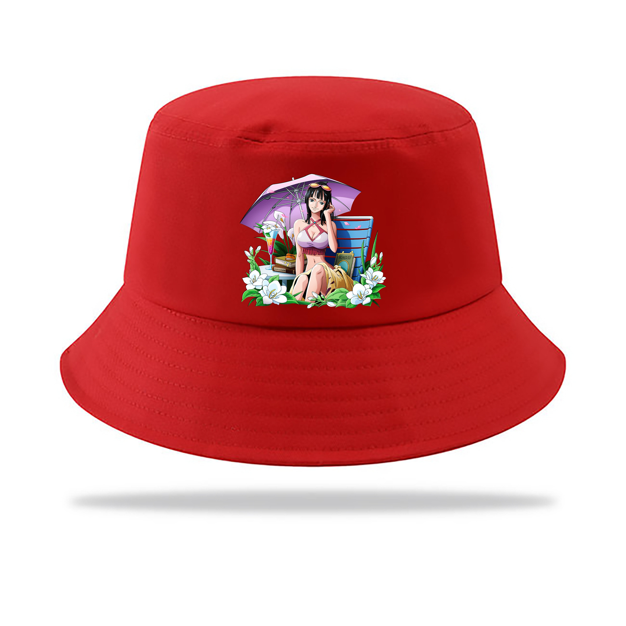 （画像用） ワンピース ニコ・ロビン ONE PIECE Nico Robin アウトドア日除けバケットハット