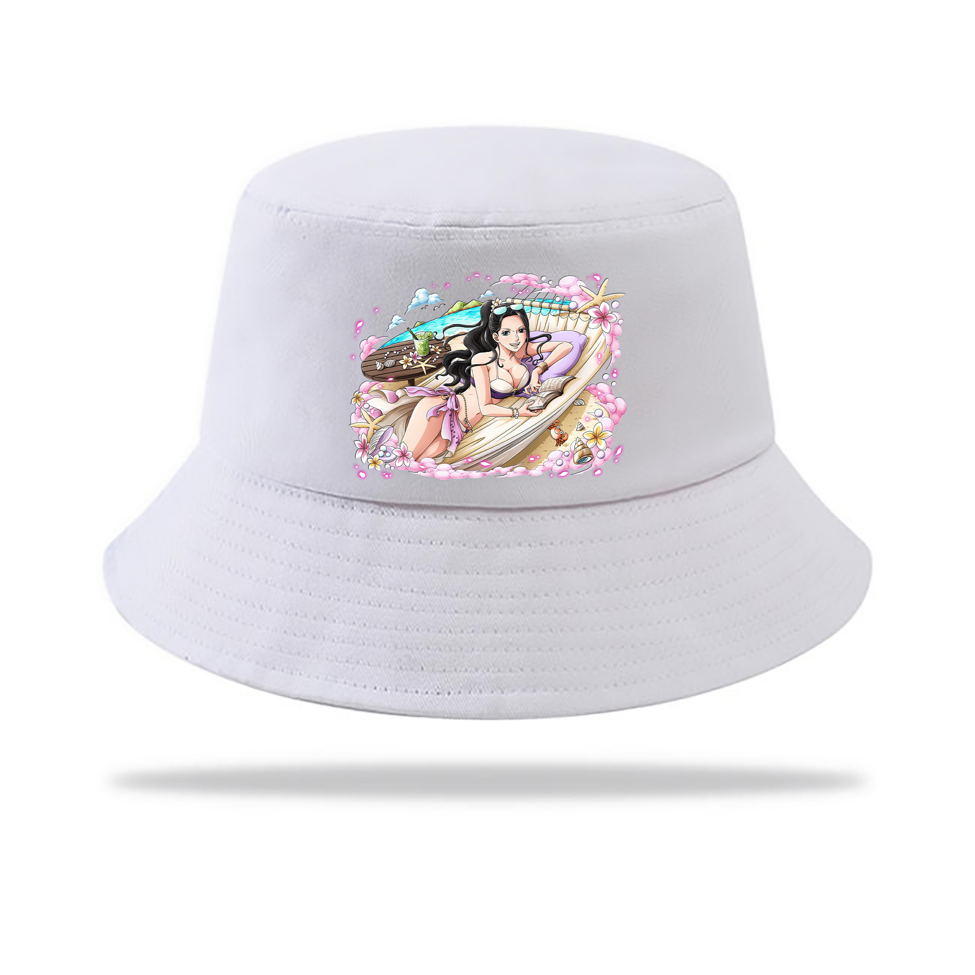 （画像用） ワンピース ニコ・ロビン ONE PIECE Nico Robin アウトドア日除けバケットハット
