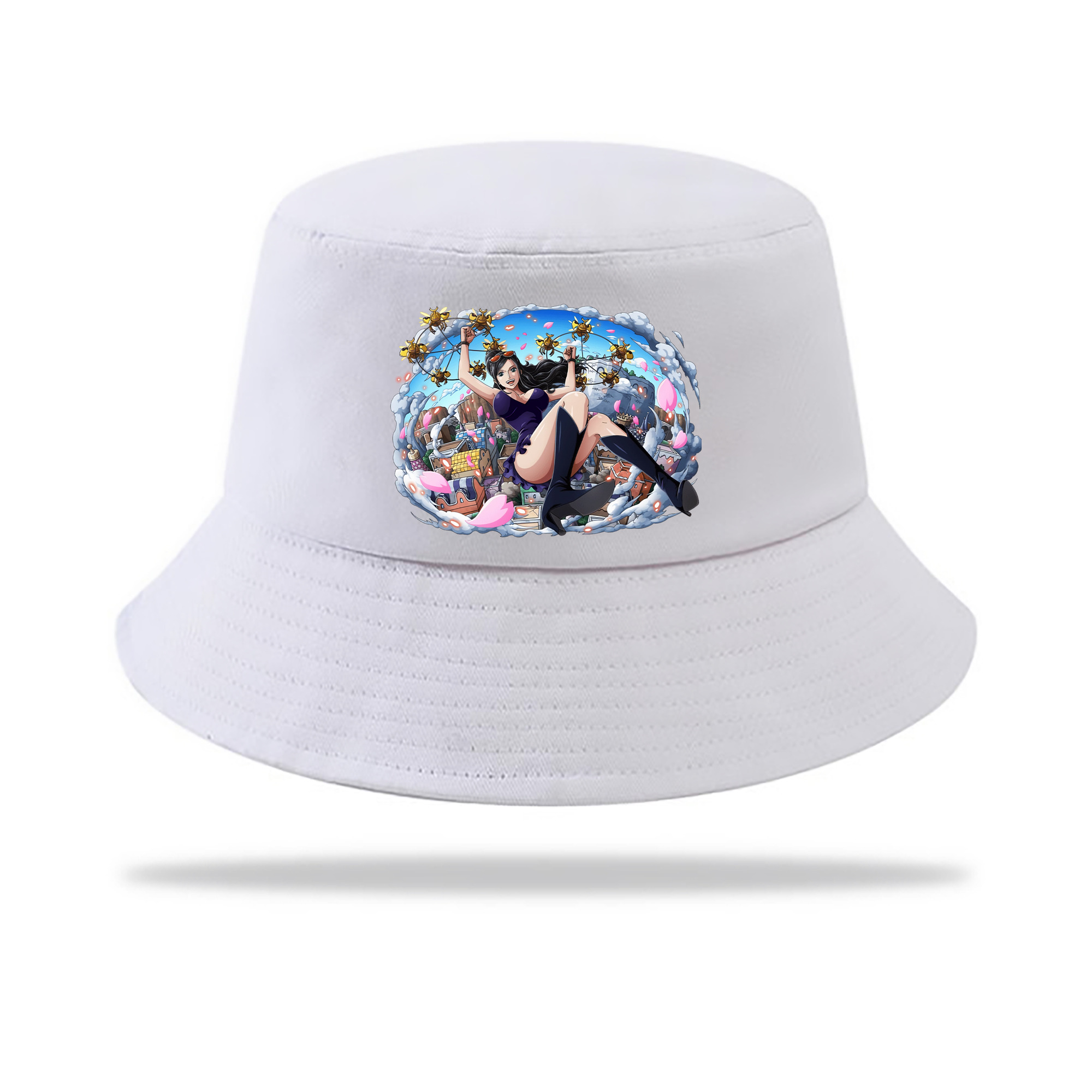 （画像用） ワンピース ニコ・ロビン ONE PIECE Nico Robin アウトドア日除けバケットハット