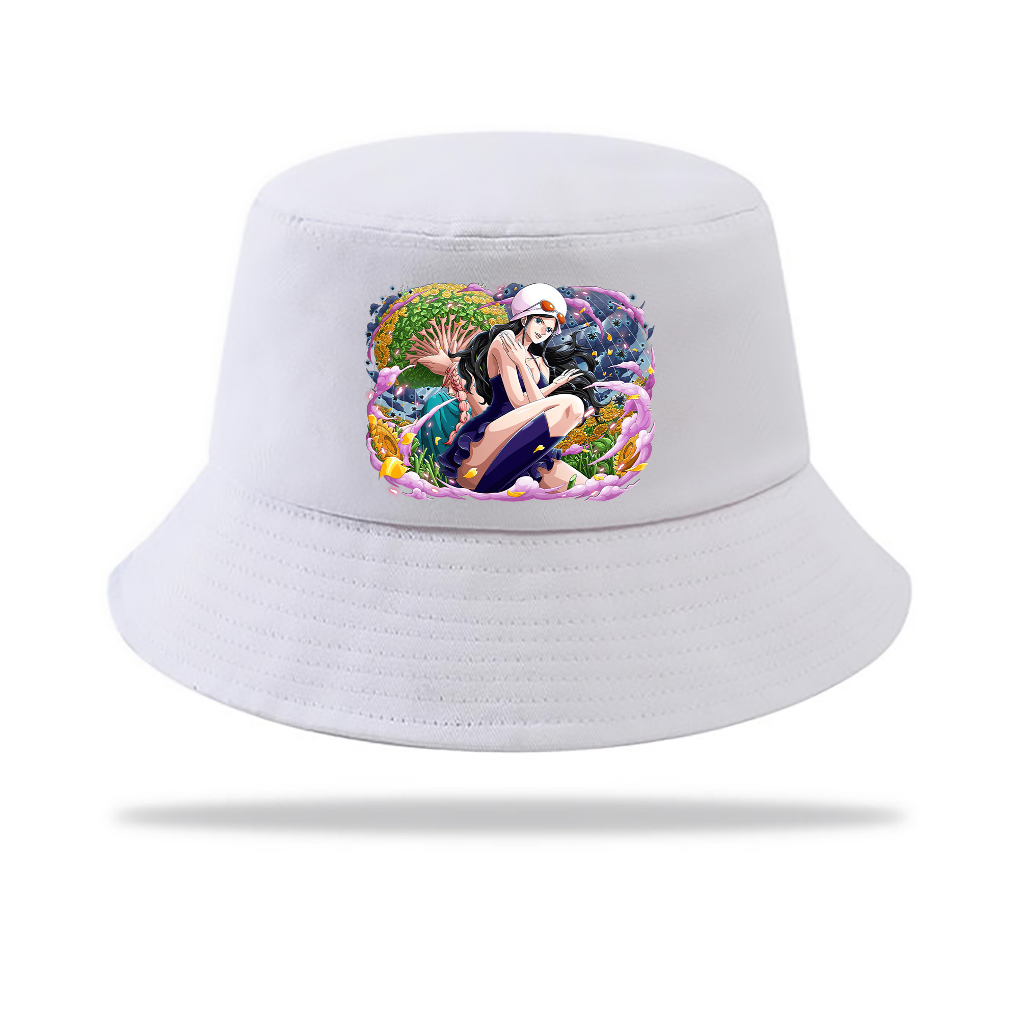 （画像用） ワンピース ニコ・ロビン ONE PIECE Nico Robin アウトドア日除けバケットハット