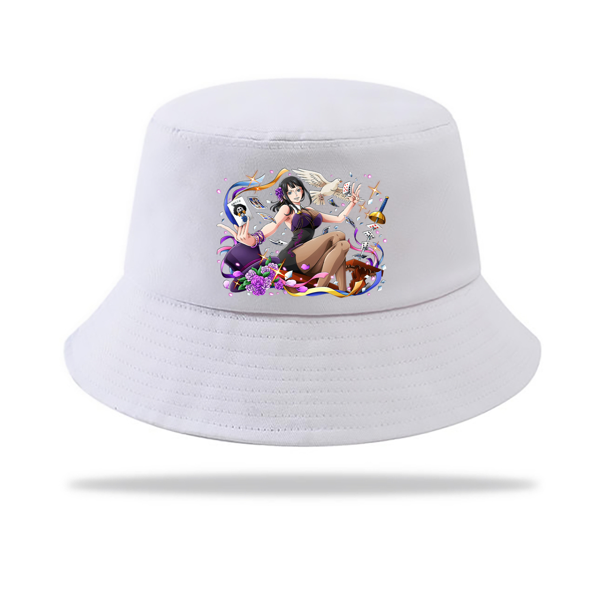 （画像用） ワンピース ニコ・ロビン ONE PIECE Nico Robin アウトドア日除けバケットハット