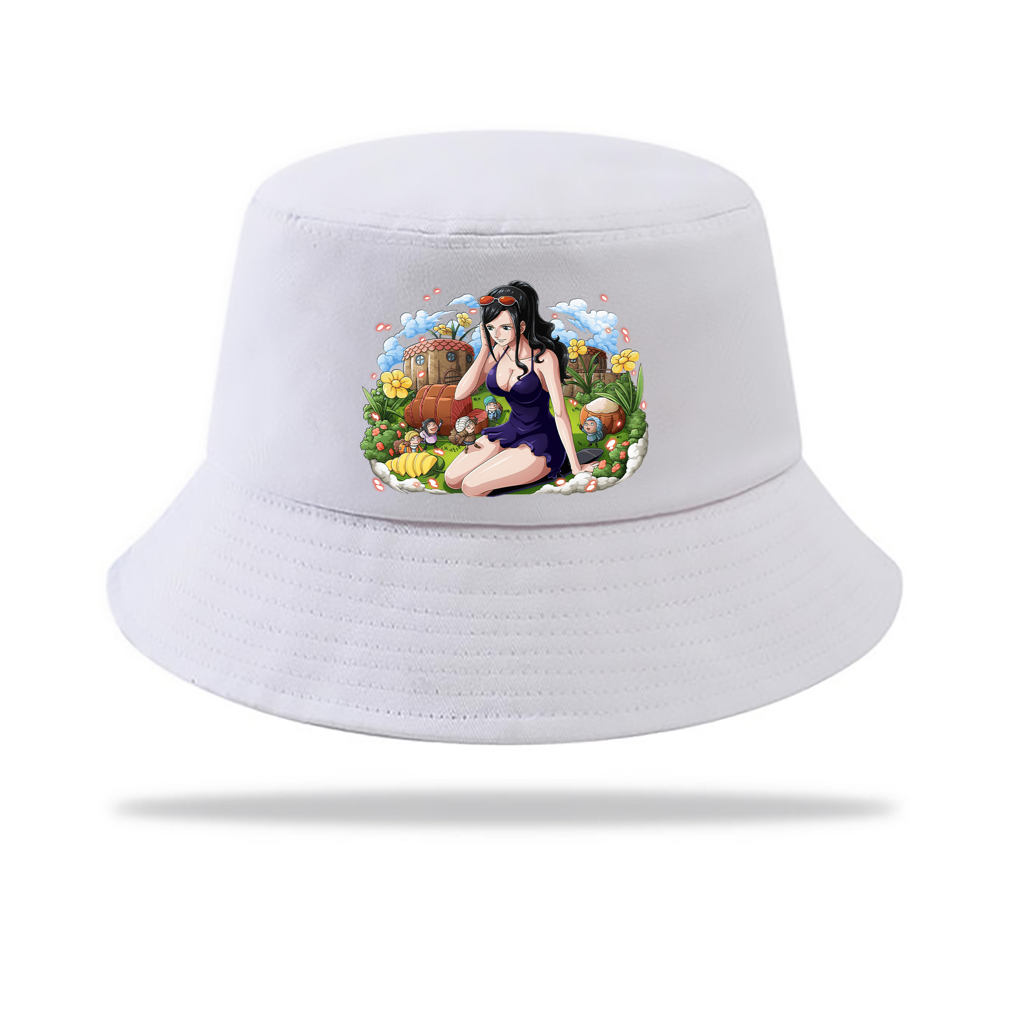 （画像用） ワンピース ニコ・ロビン ONE PIECE Nico Robin アウトドア日除けバケットハット