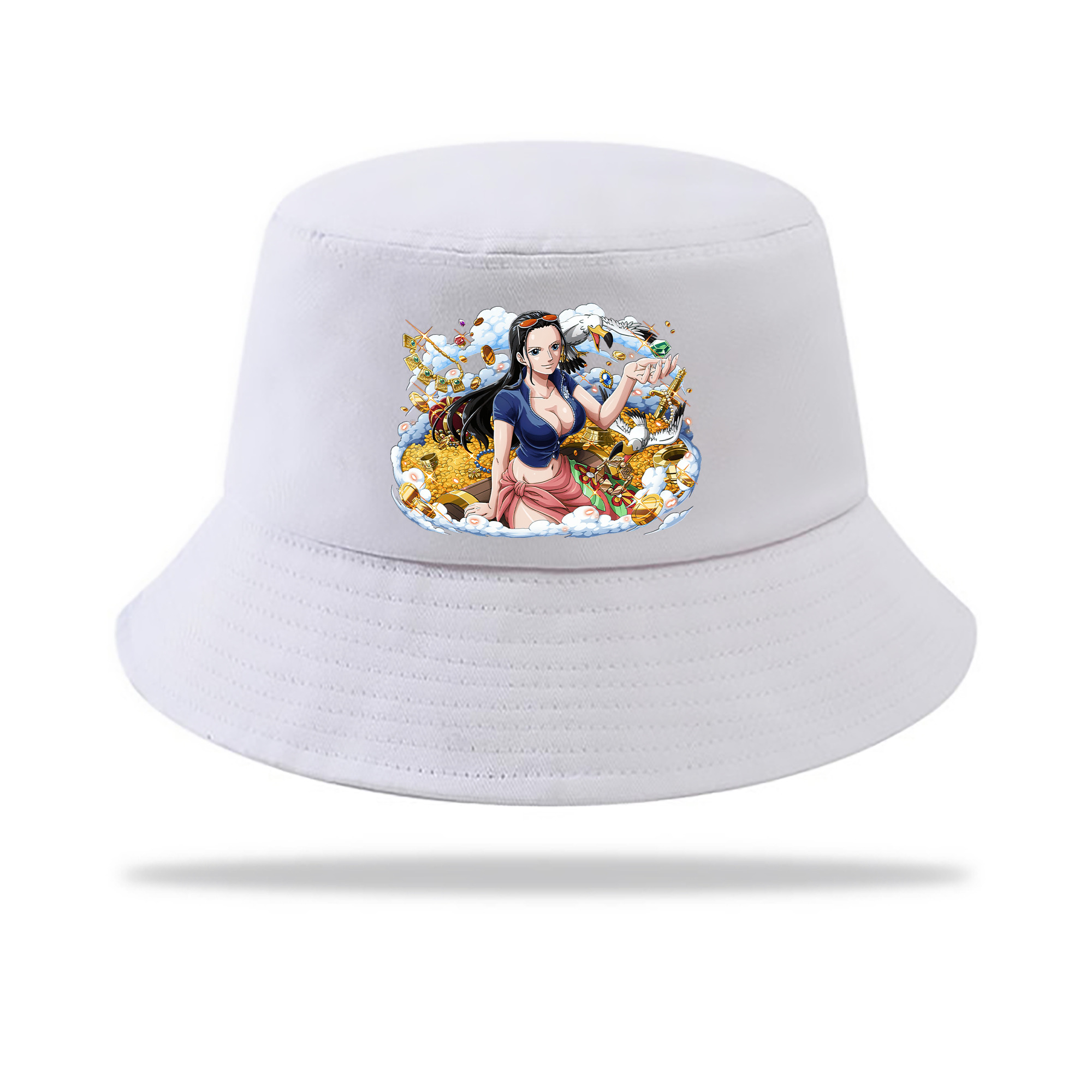 （画像用） ワンピース ニコ・ロビン ONE PIECE Nico Robin アウトドア日除けバケットハット