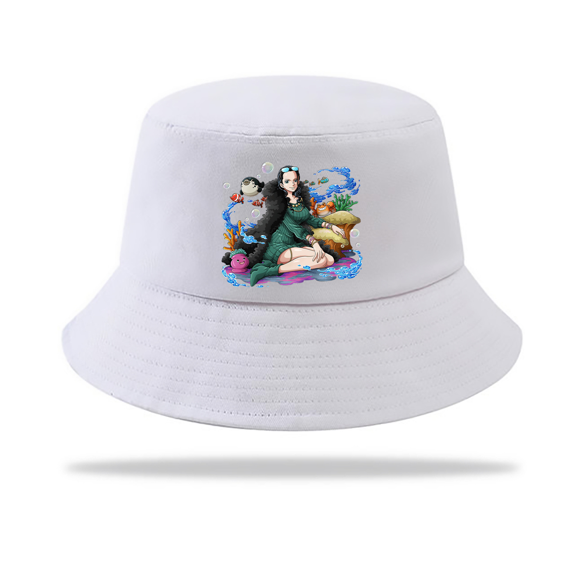 （画像用） ワンピース ニコ・ロビン ONE PIECE Nico Robin アウトドア日除けバケットハット