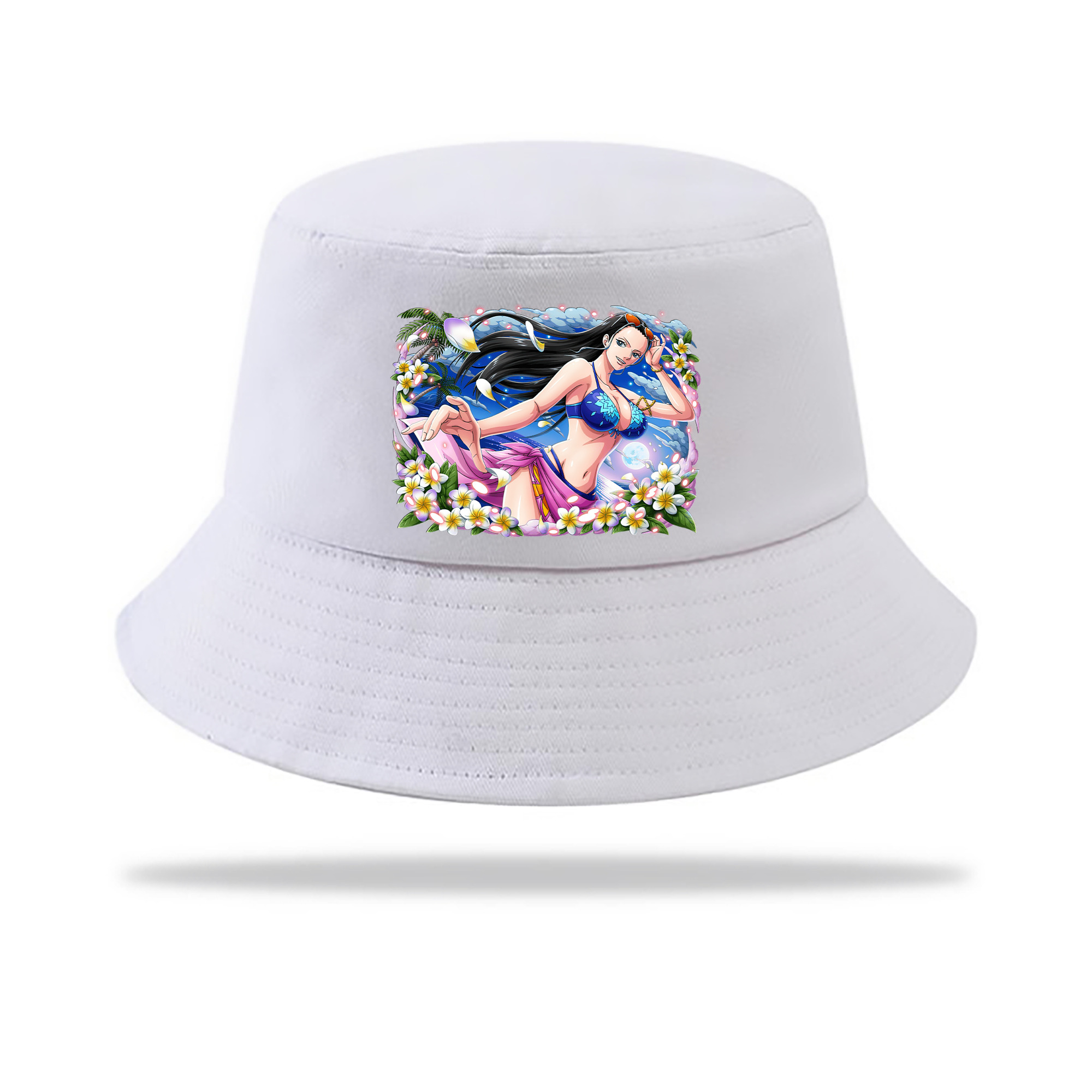 （画像用） ワンピース ニコ・ロビン ONE PIECE Nico Robin アウトドア日除けバケットハット