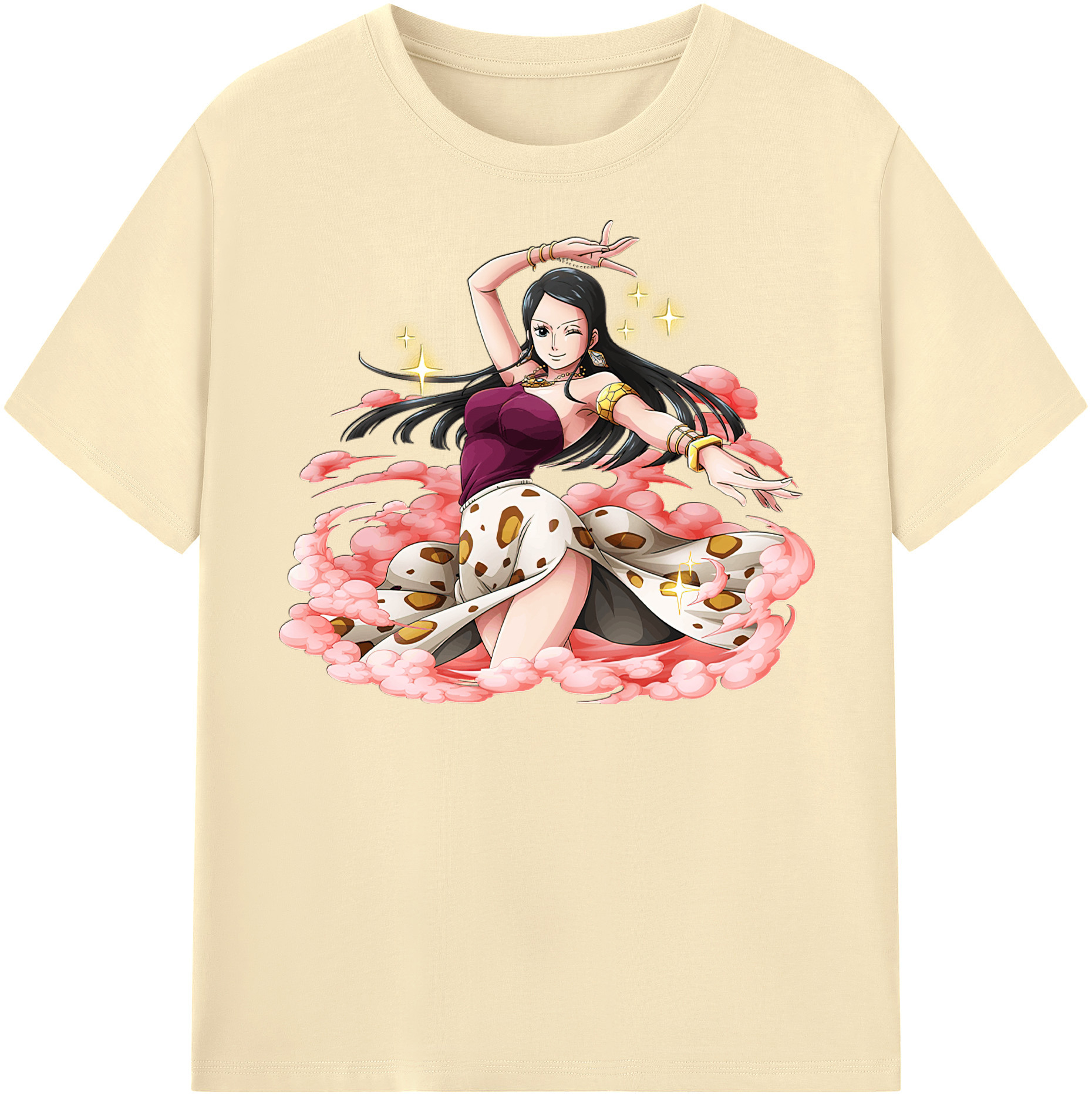 ワンピース ニコ・ロビン ONE PIECE Nico Robin 綿100％半袖Tシャツ（フロントプリント）