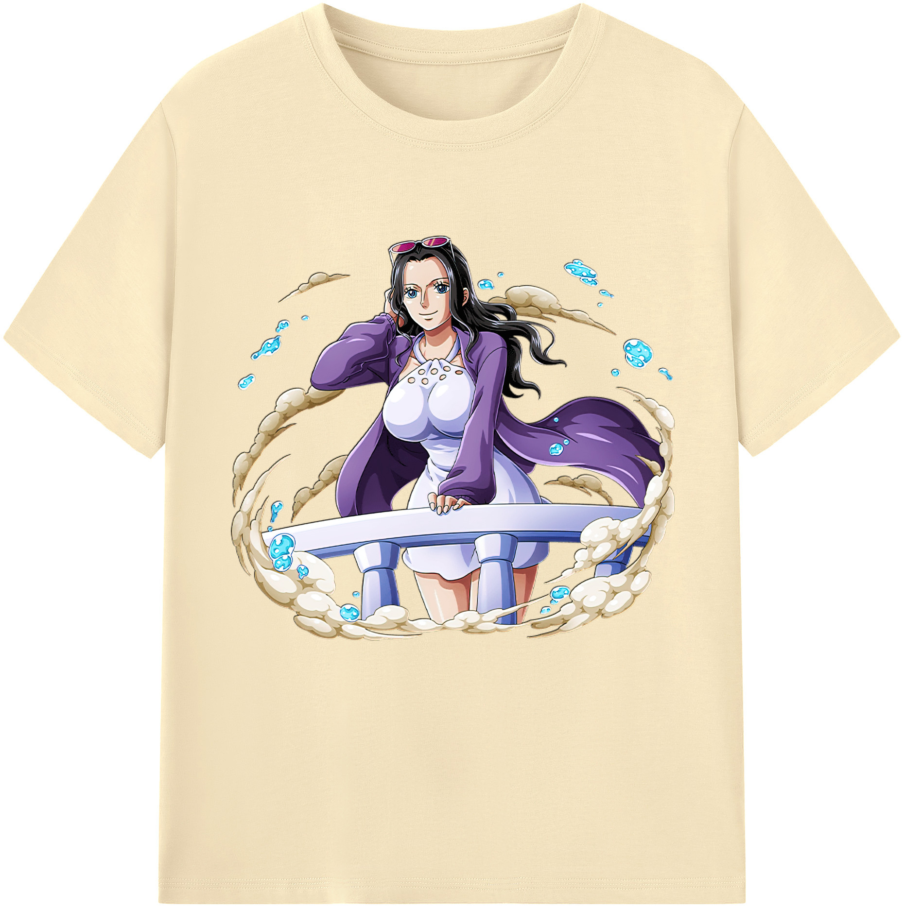 ワンピース ニコ・ロビン ONE PIECE Nico Robin 綿100％半袖Tシャツ（フロントプリント）