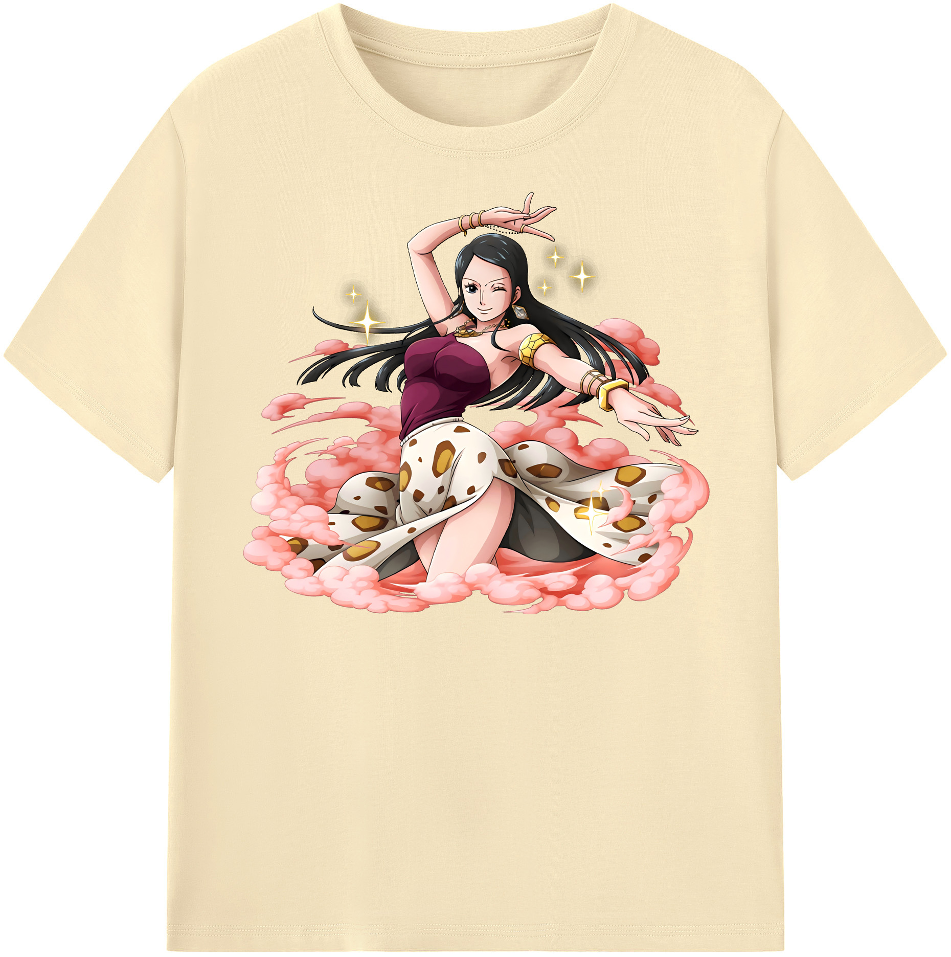 ワンピース ニコ・ロビン ONE PIECE Nico Robin 綿100％半袖Tシャツ（フロントプリント）