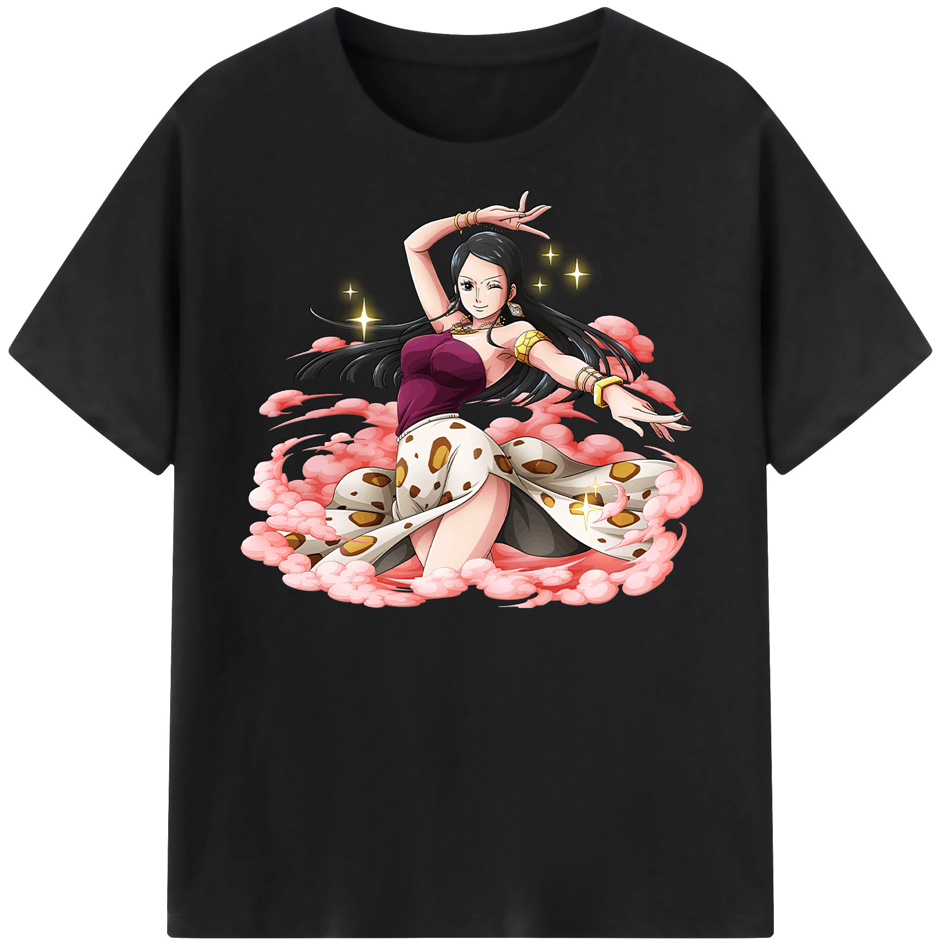 ワンピース ニコ・ロビン ONE PIECE Nico Robin 綿100％半袖Tシャツ（フロントプリント）
