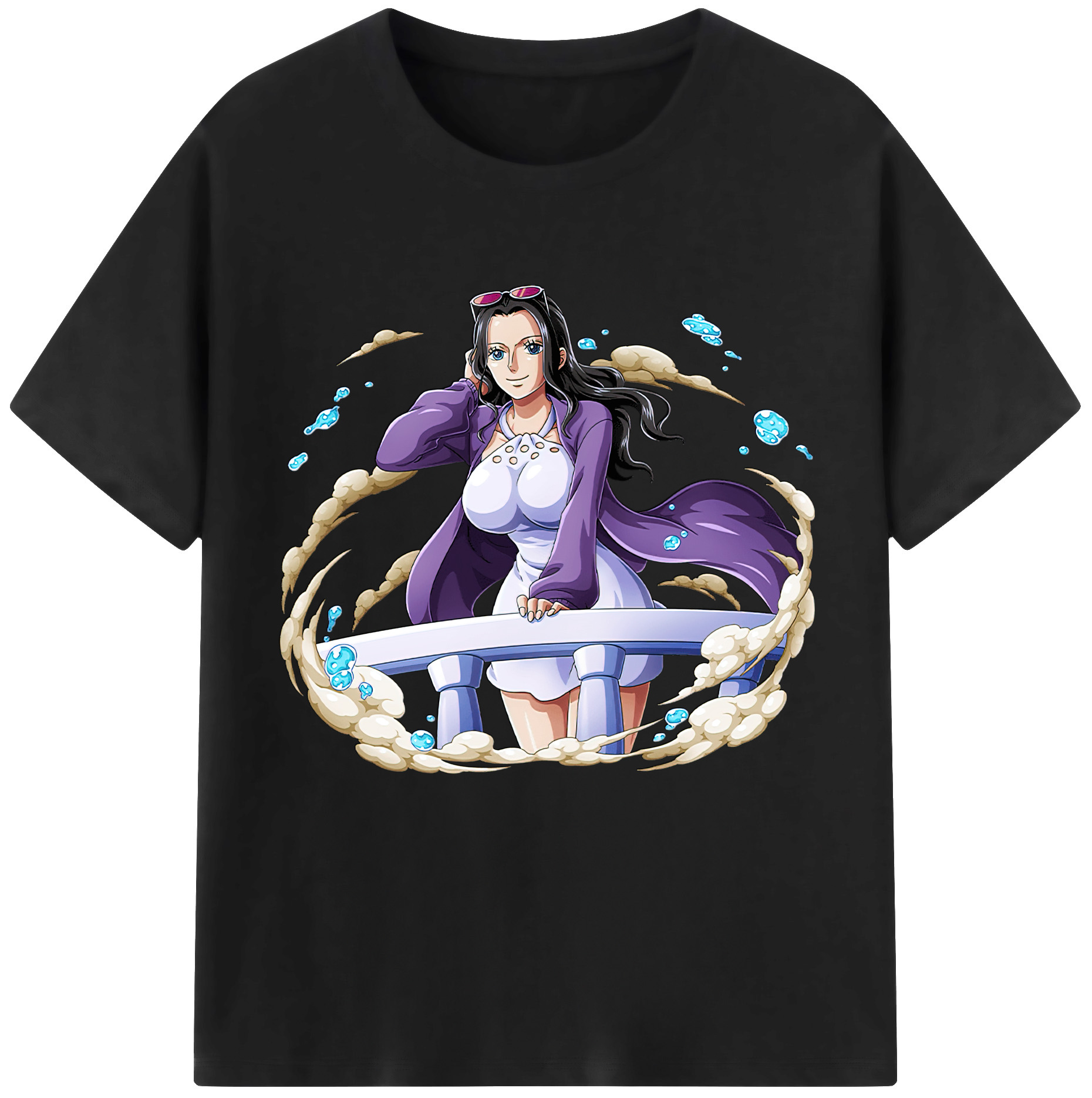 ワンピース ニコ・ロビン ONE PIECE Nico Robin 綿100％半袖Tシャツ（フロントプリント）