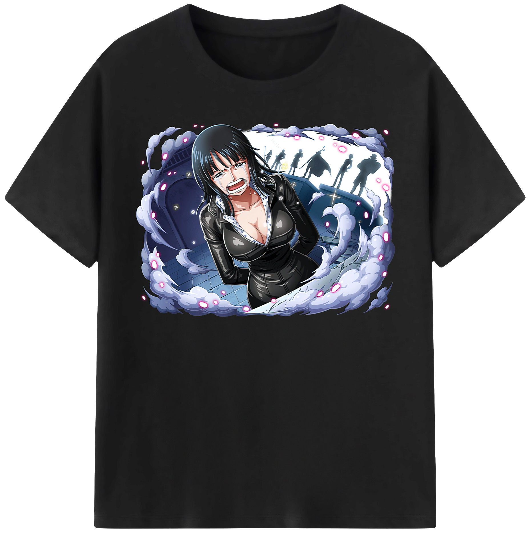 ワンピース ニコ・ロビン ONE PIECE Nico Robin 綿100％半袖Tシャツ（フロントプリント）
