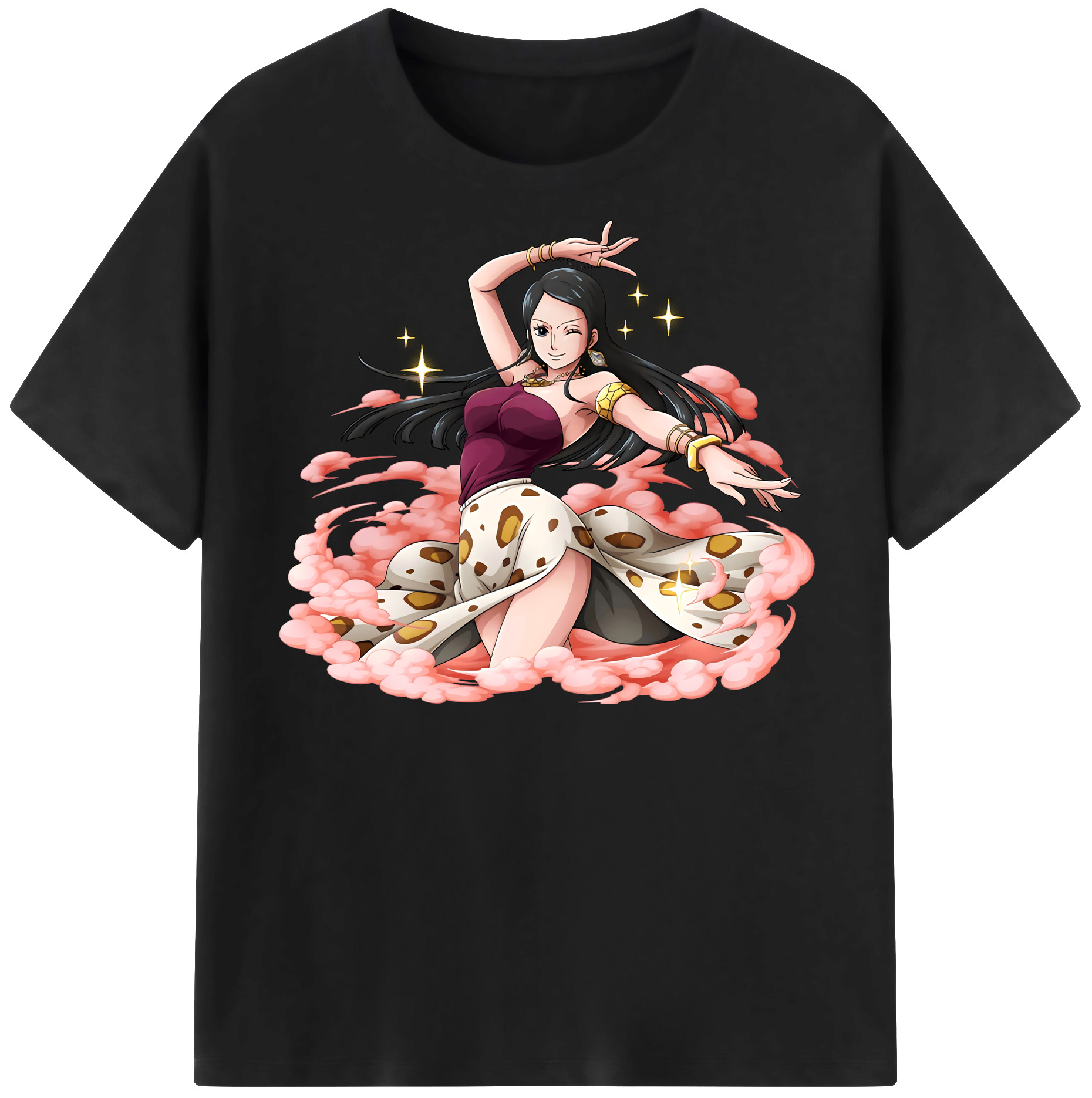ワンピース ニコ・ロビン ONE PIECE Nico Robin 綿100％半袖Tシャツ（フロントプリント）