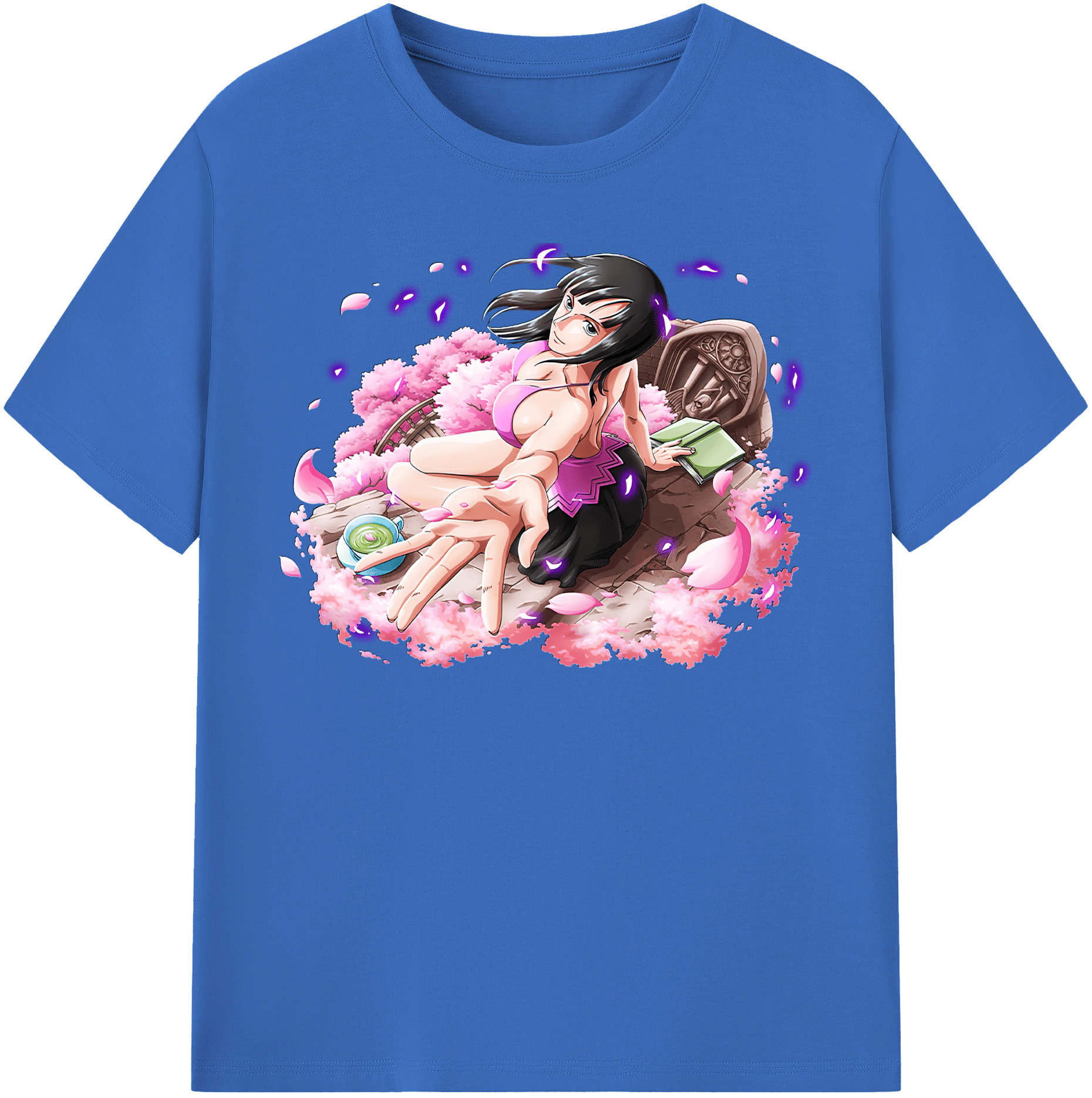 ワンピース ニコ・ロビン ONE PIECE Nico Robin 綿100％半袖Tシャツ（フロントプリント）