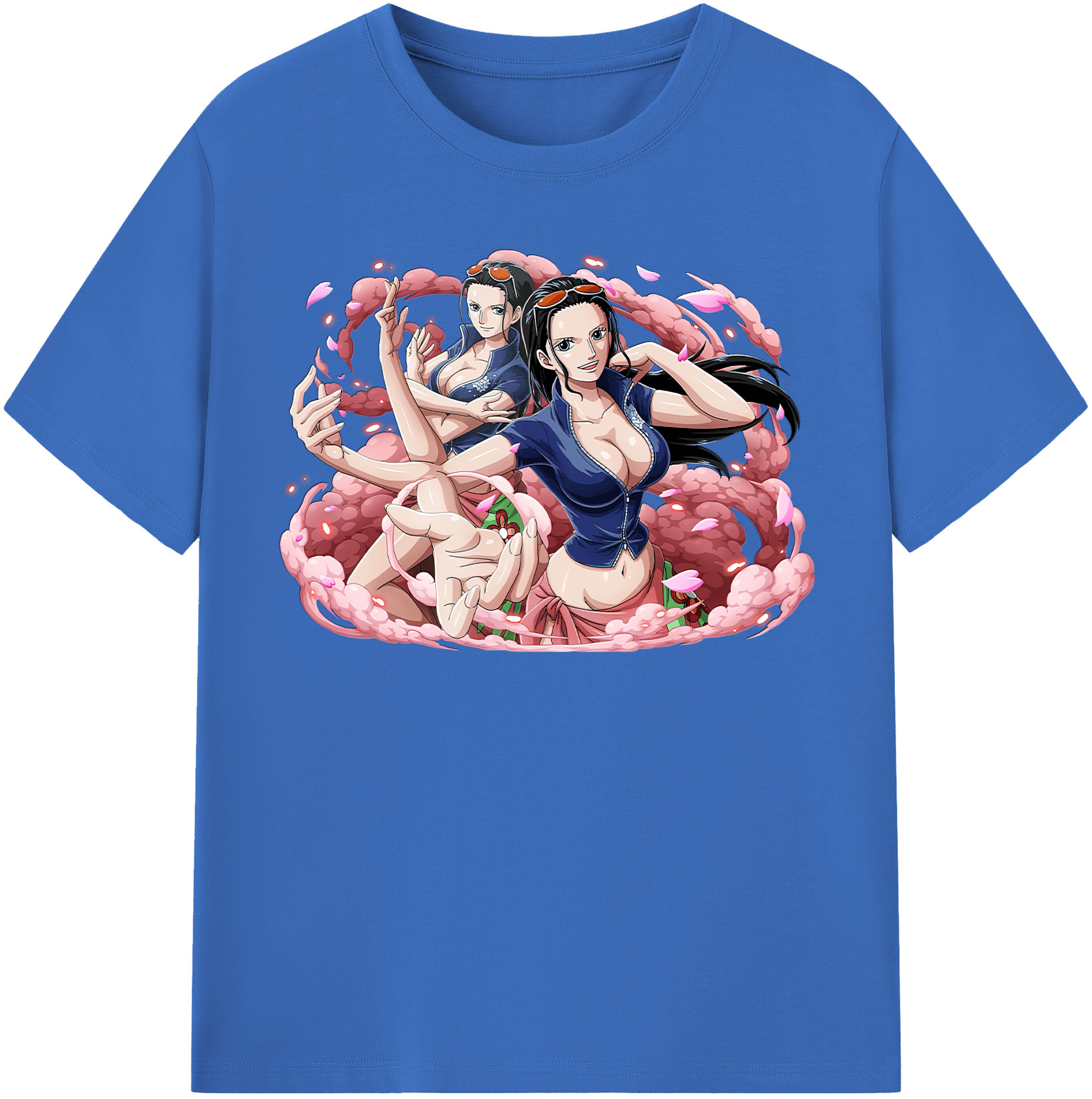 ワンピース ニコ・ロビン ONE PIECE Nico Robin 綿100％半袖Tシャツ（フロントプリント）