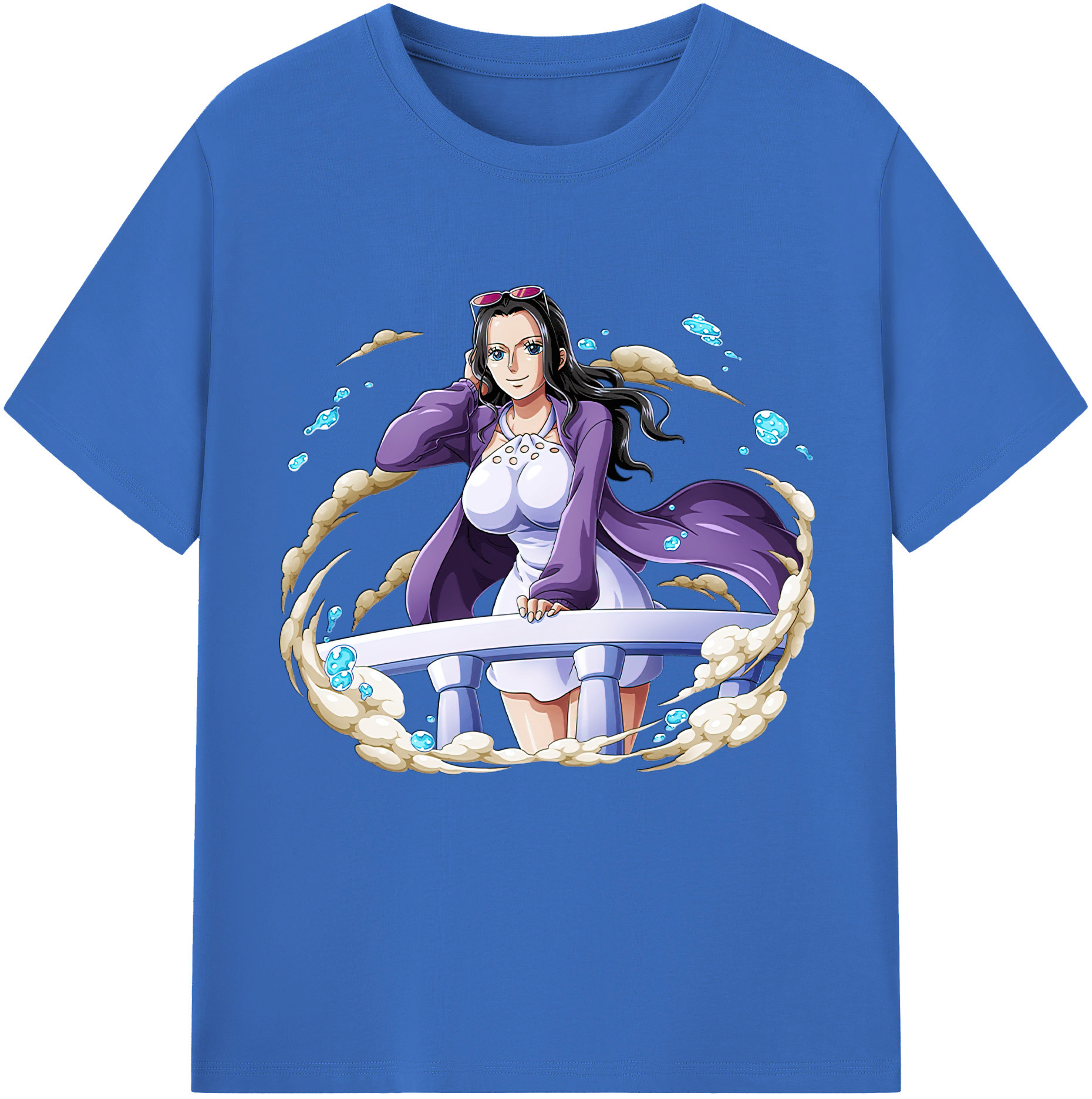 ワンピース ニコ・ロビン ONE PIECE Nico Robin 綿100％半袖Tシャツ（フロントプリント）