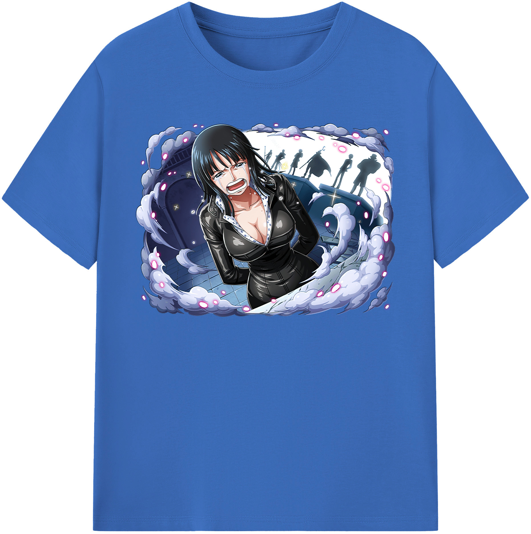 ワンピース ニコ・ロビン ONE PIECE Nico Robin 綿100％半袖Tシャツ（フロントプリント）