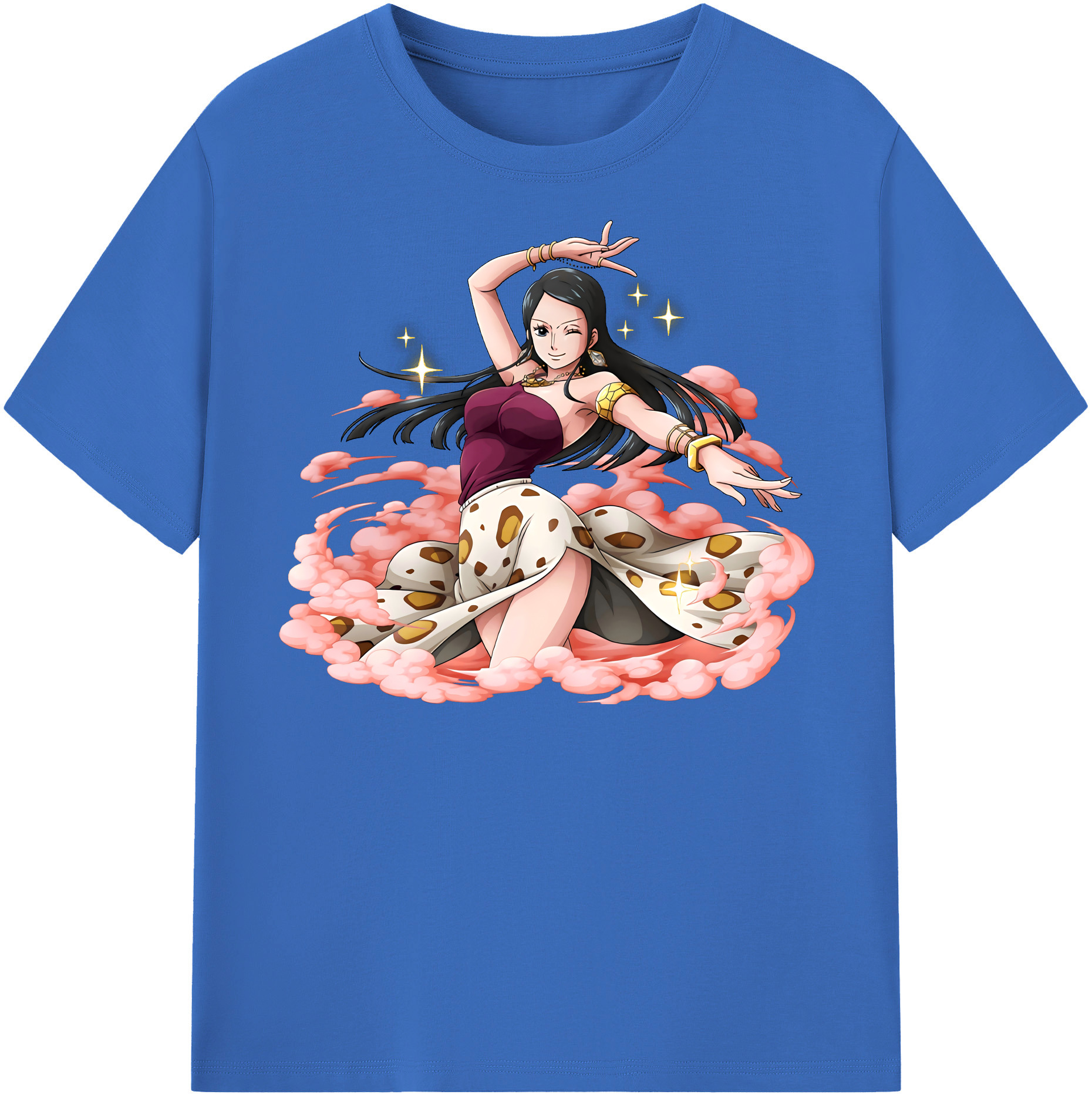 ワンピース ニコ・ロビン ONE PIECE Nico Robin 綿100％半袖Tシャツ（フロントプリント）