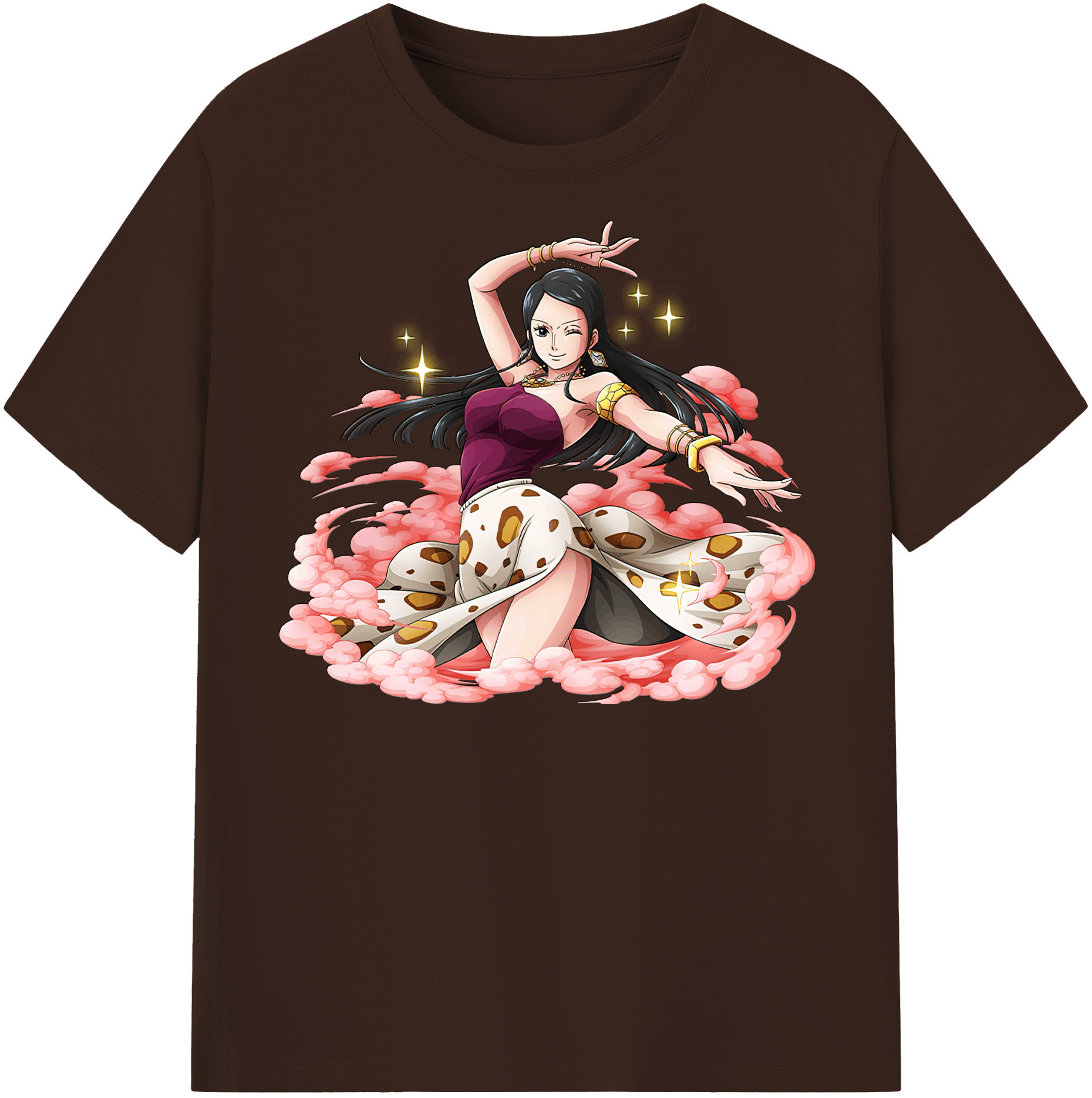 ワンピース ニコ・ロビン ONE PIECE Nico Robin 綿100％半袖Tシャツ（フロントプリント）