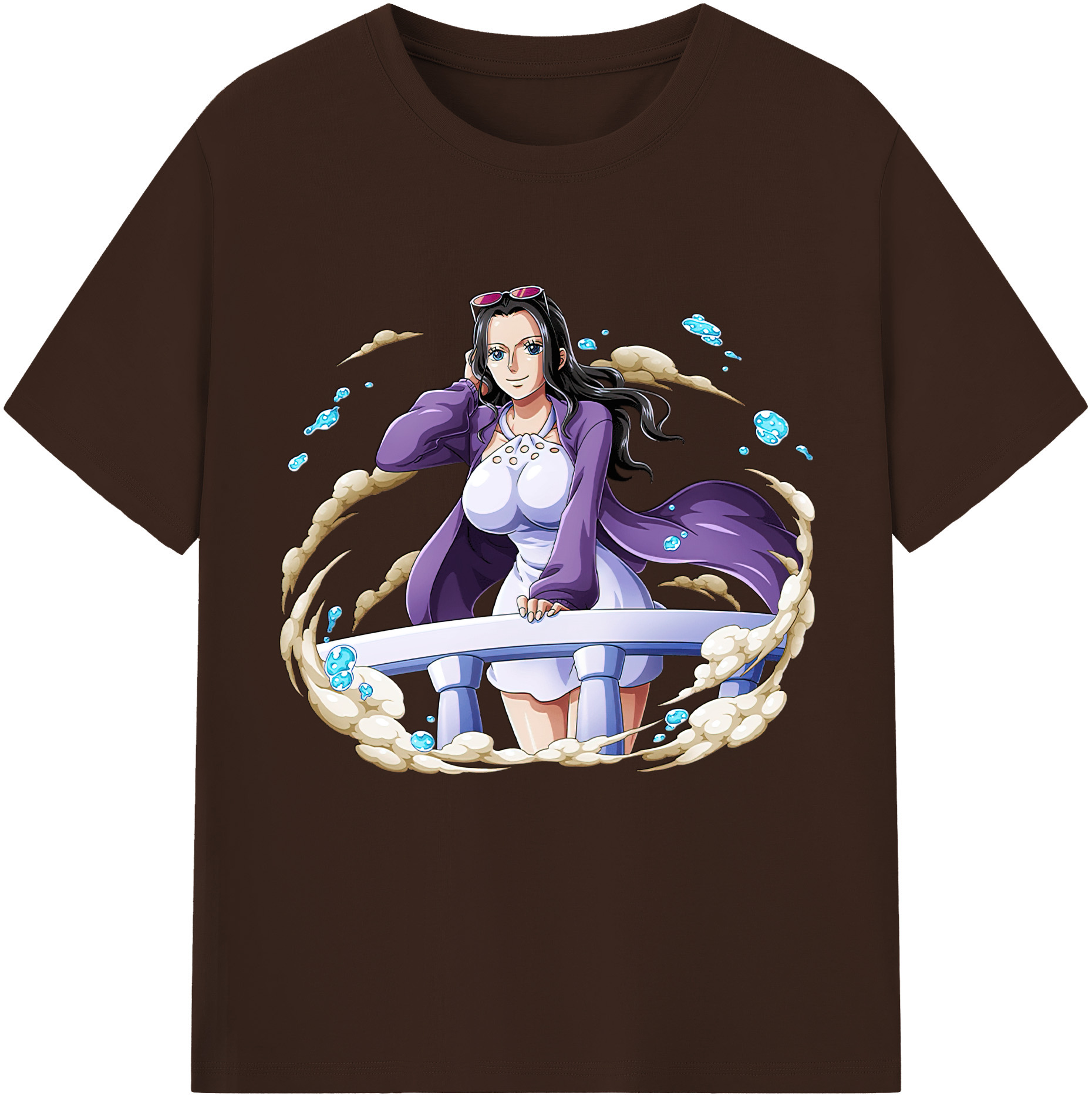 ワンピース ニコ・ロビン ONE PIECE Nico Robin 綿100％半袖Tシャツ（フロントプリント）