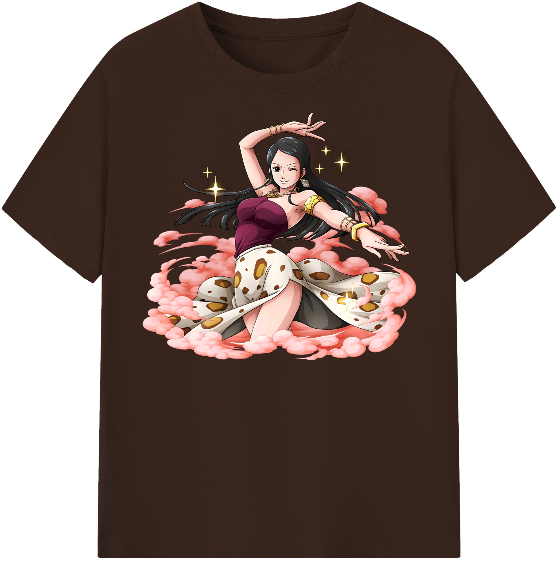 ワンピース ニコ・ロビン ONE PIECE Nico Robin 綿100％半袖Tシャツ（フロントプリント）
