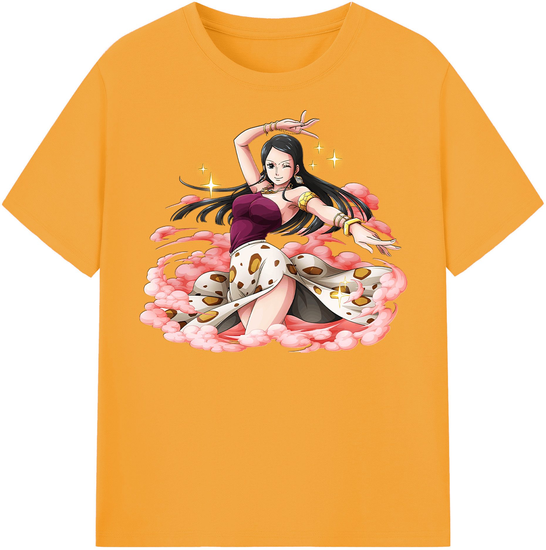 ワンピース ニコ・ロビン ONE PIECE Nico Robin 綿100％半袖Tシャツ（フロントプリント）