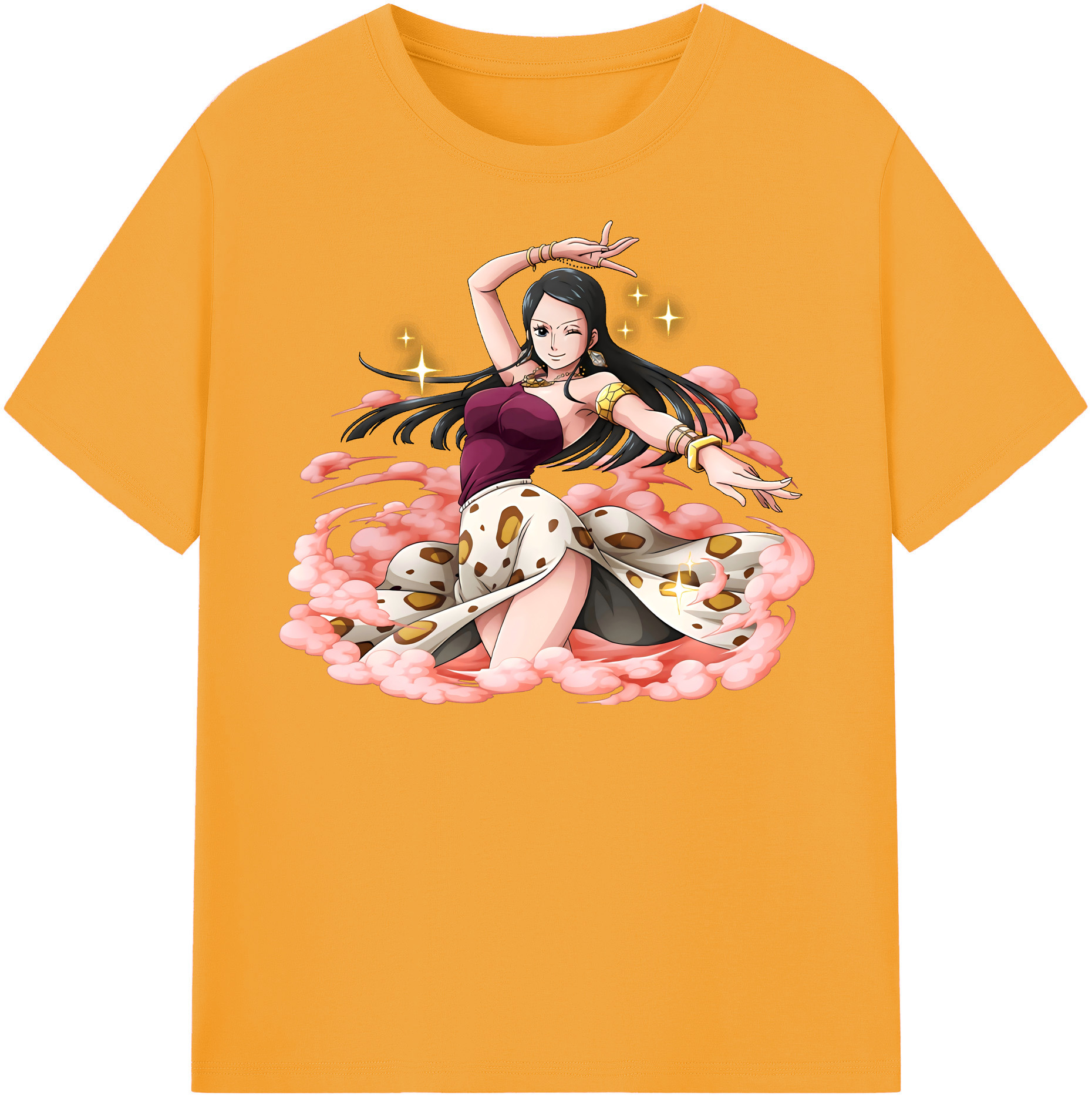 ワンピース ニコ・ロビン ONE PIECE Nico Robin 綿100％半袖Tシャツ（フロントプリント）