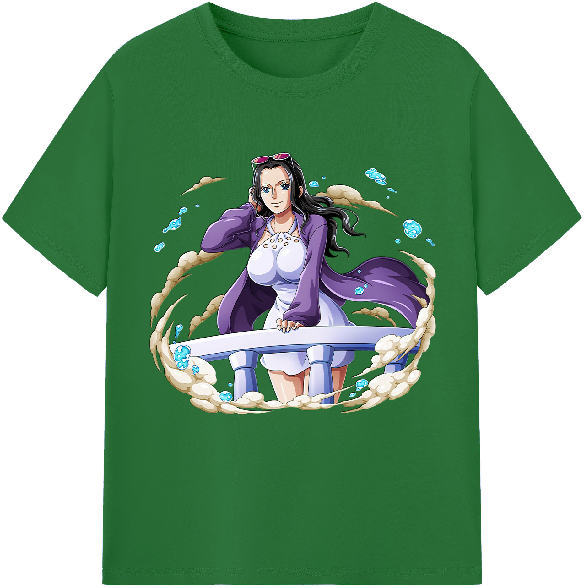 ワンピース ニコ・ロビン ONE PIECE Nico Robin 綿100％半袖Tシャツ（フロントプリント）