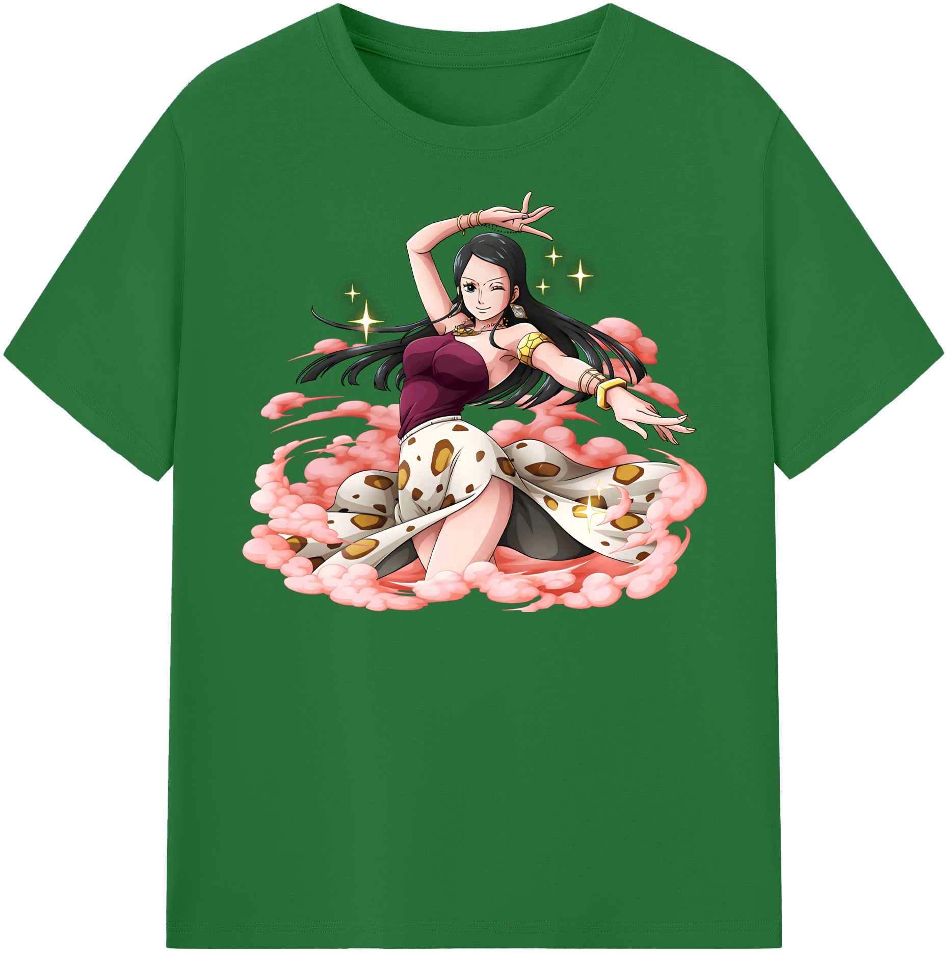 ワンピース ニコ・ロビン ONE PIECE Nico Robin 綿100％半袖Tシャツ（フロントプリント）