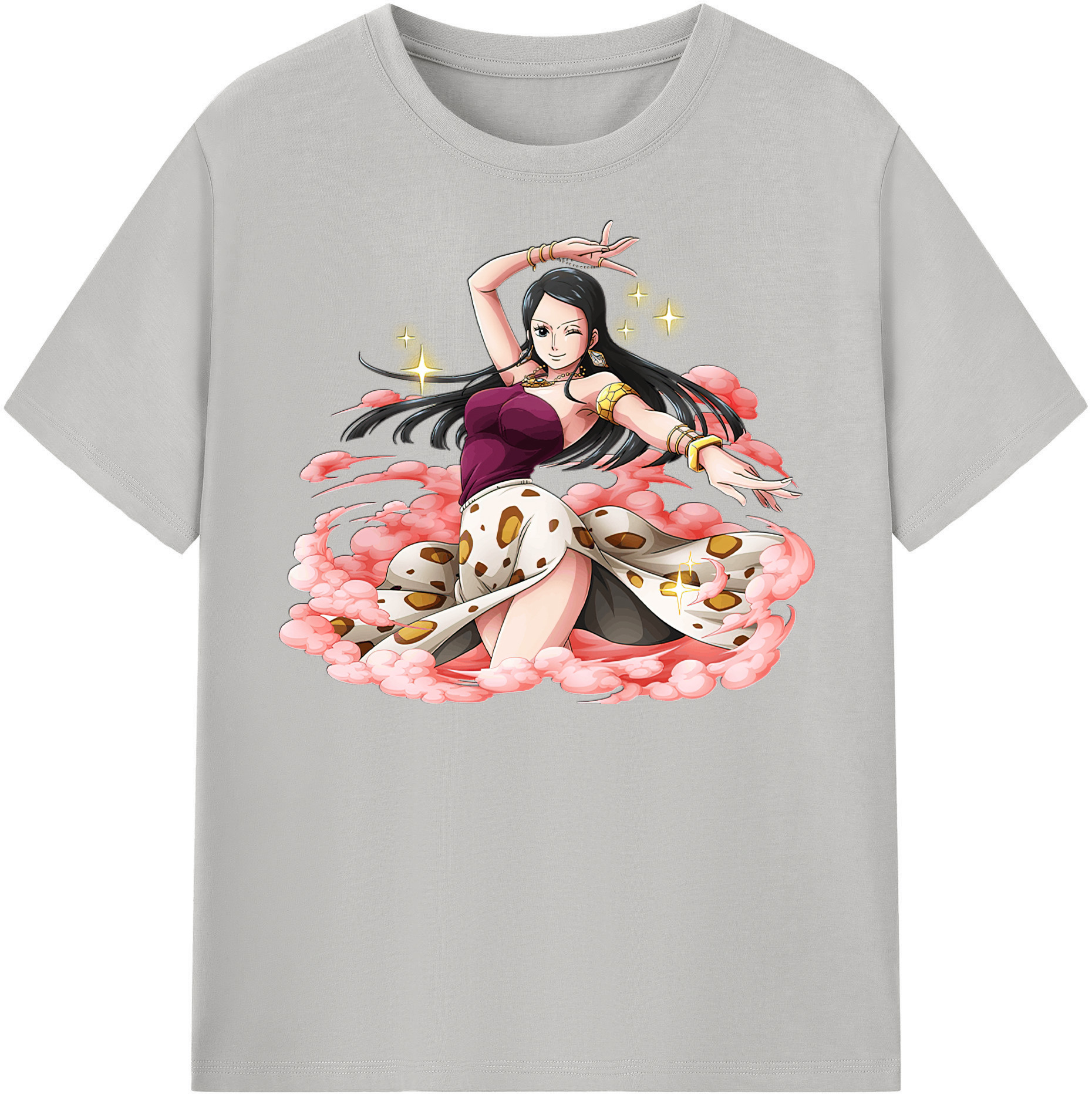 ワンピース ニコ・ロビン ONE PIECE Nico Robin 綿100％半袖Tシャツ（フロントプリント）