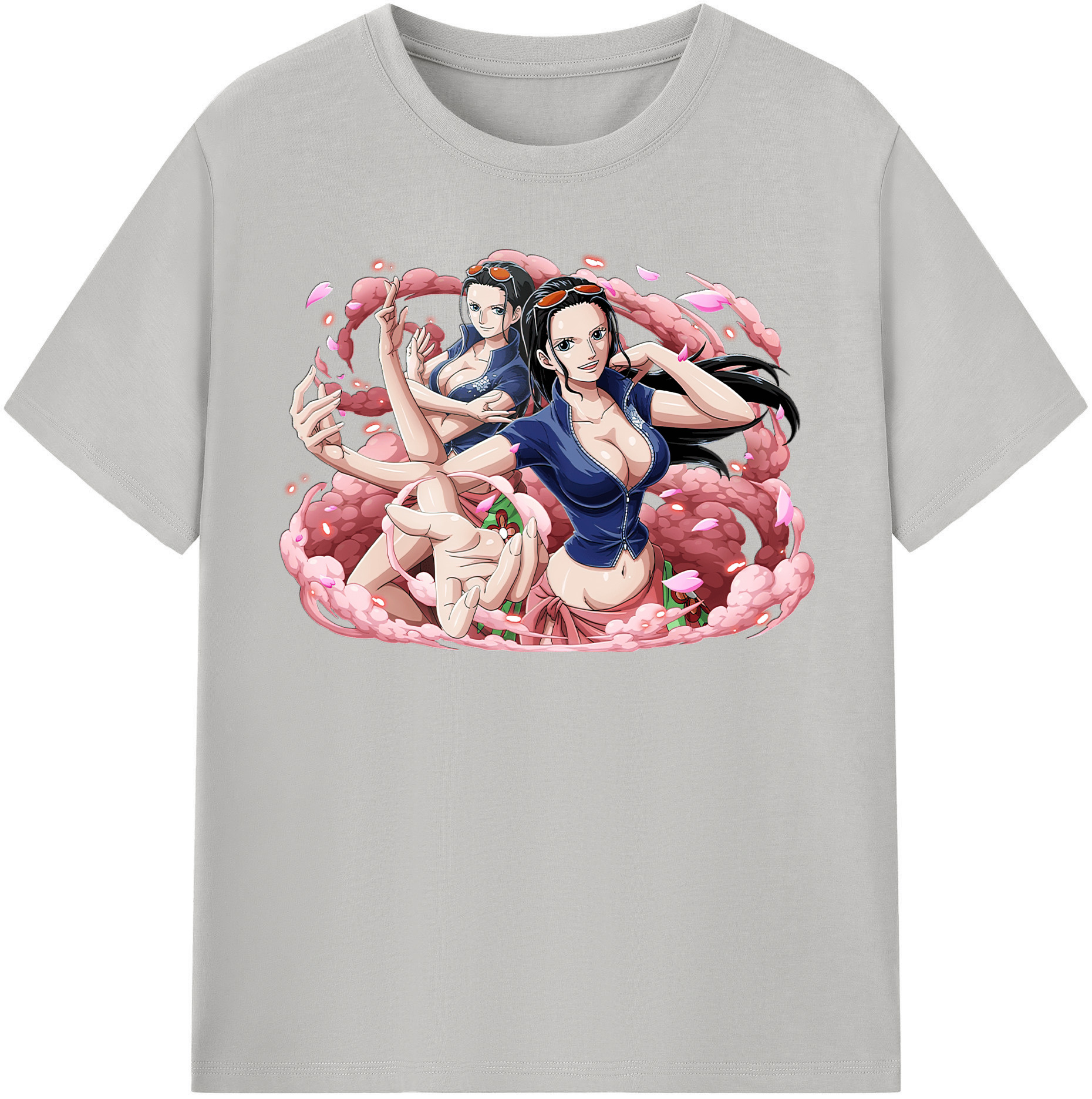 ワンピース ニコ・ロビン ONE PIECE Nico Robin 綿100％半袖Tシャツ（フロントプリント）