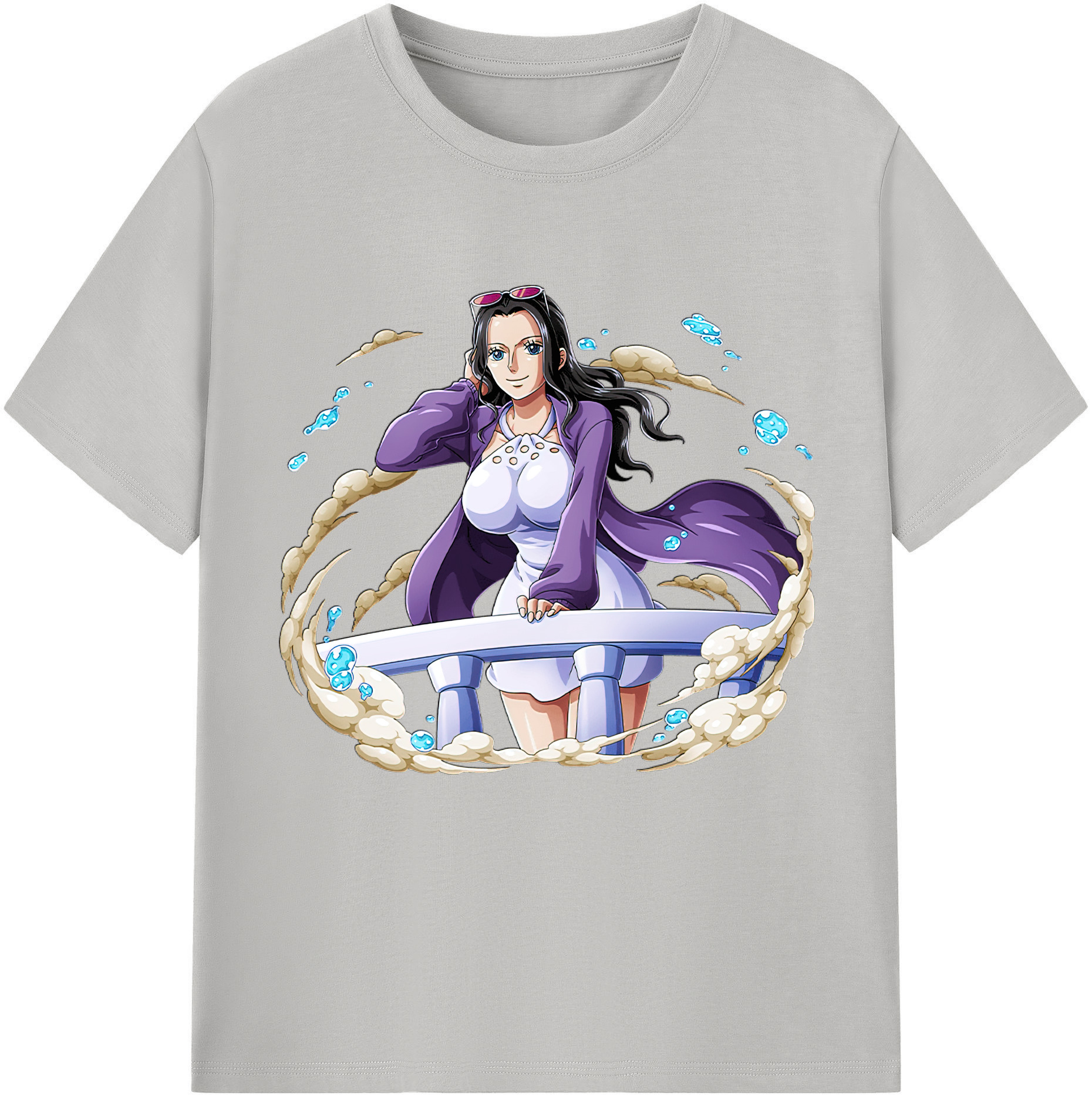 ワンピース ニコ・ロビン ONE PIECE Nico Robin 綿100％半袖Tシャツ（フロントプリント）
