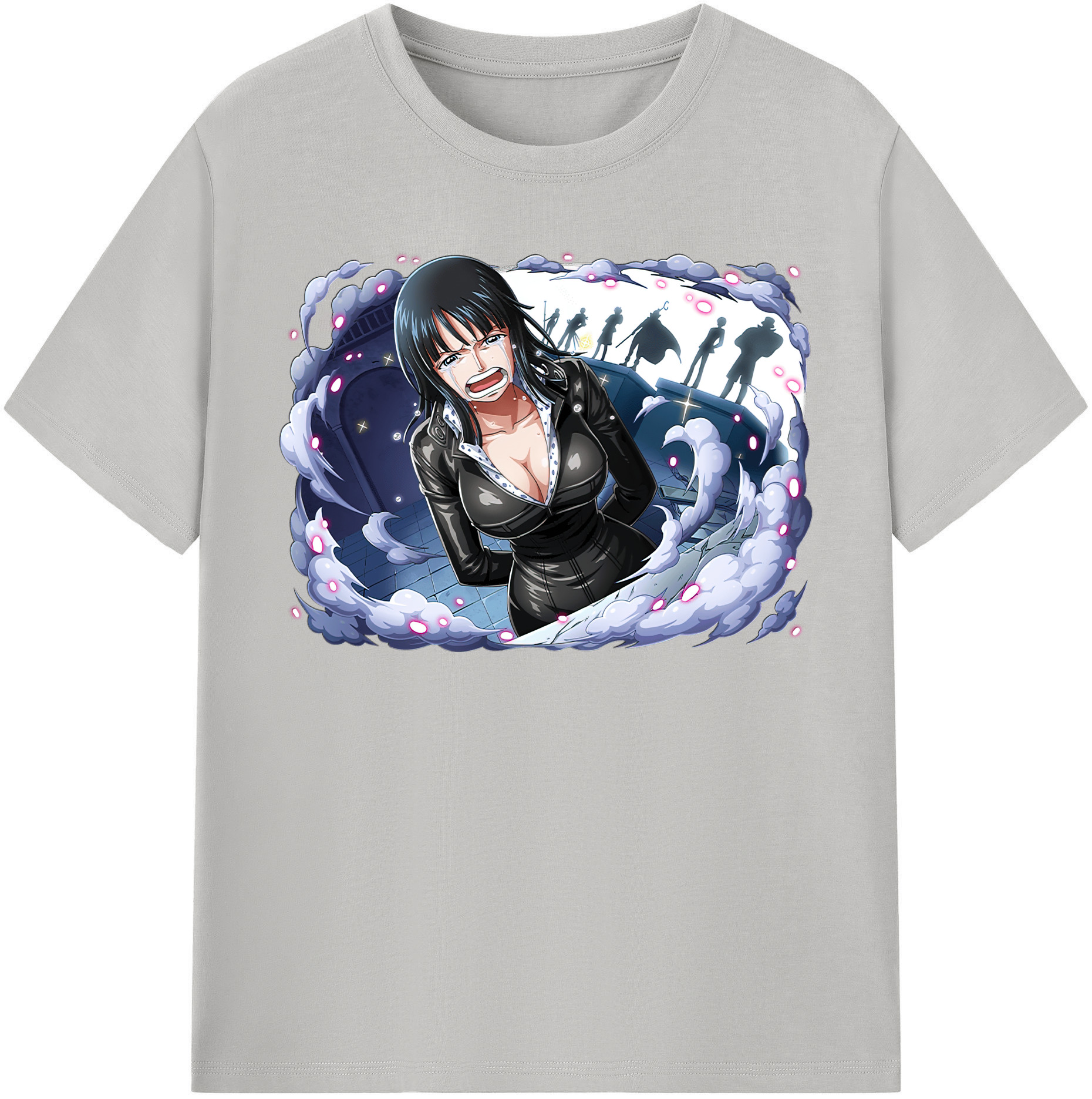 ワンピース ニコ・ロビン ONE PIECE Nico Robin 綿100％半袖Tシャツ（フロントプリント）