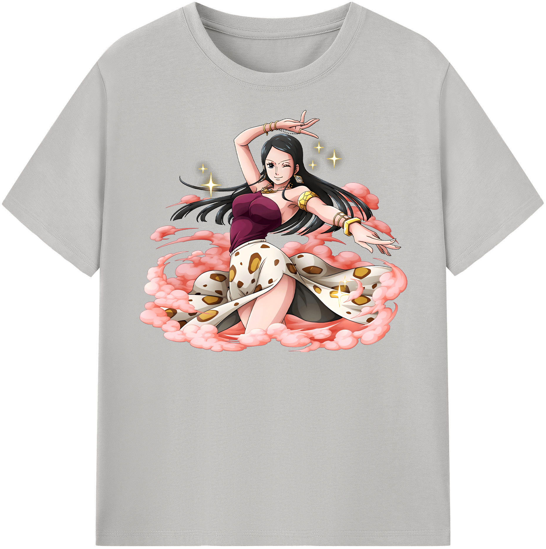 ワンピース ニコ・ロビン ONE PIECE Nico Robin 綿100％半袖Tシャツ（フロントプリント）