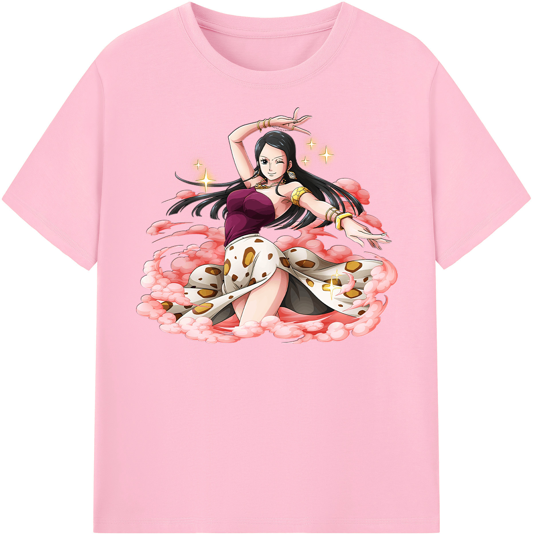 ワンピース ニコ・ロビン ONE PIECE Nico Robin 綿100％半袖Tシャツ（フロントプリント）