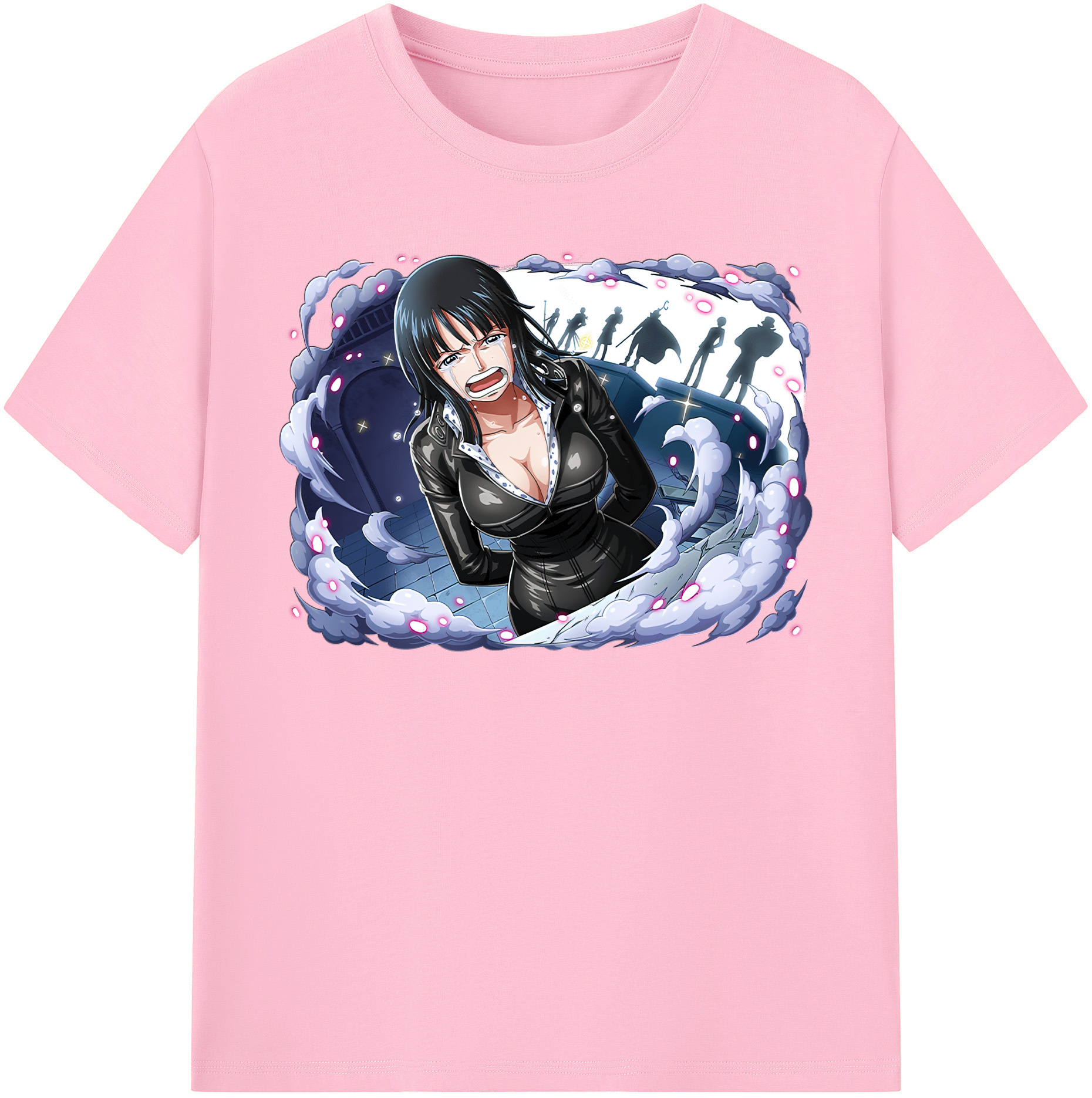 ワンピース ニコ・ロビン ONE PIECE Nico Robin 綿100％半袖Tシャツ（フロントプリント）