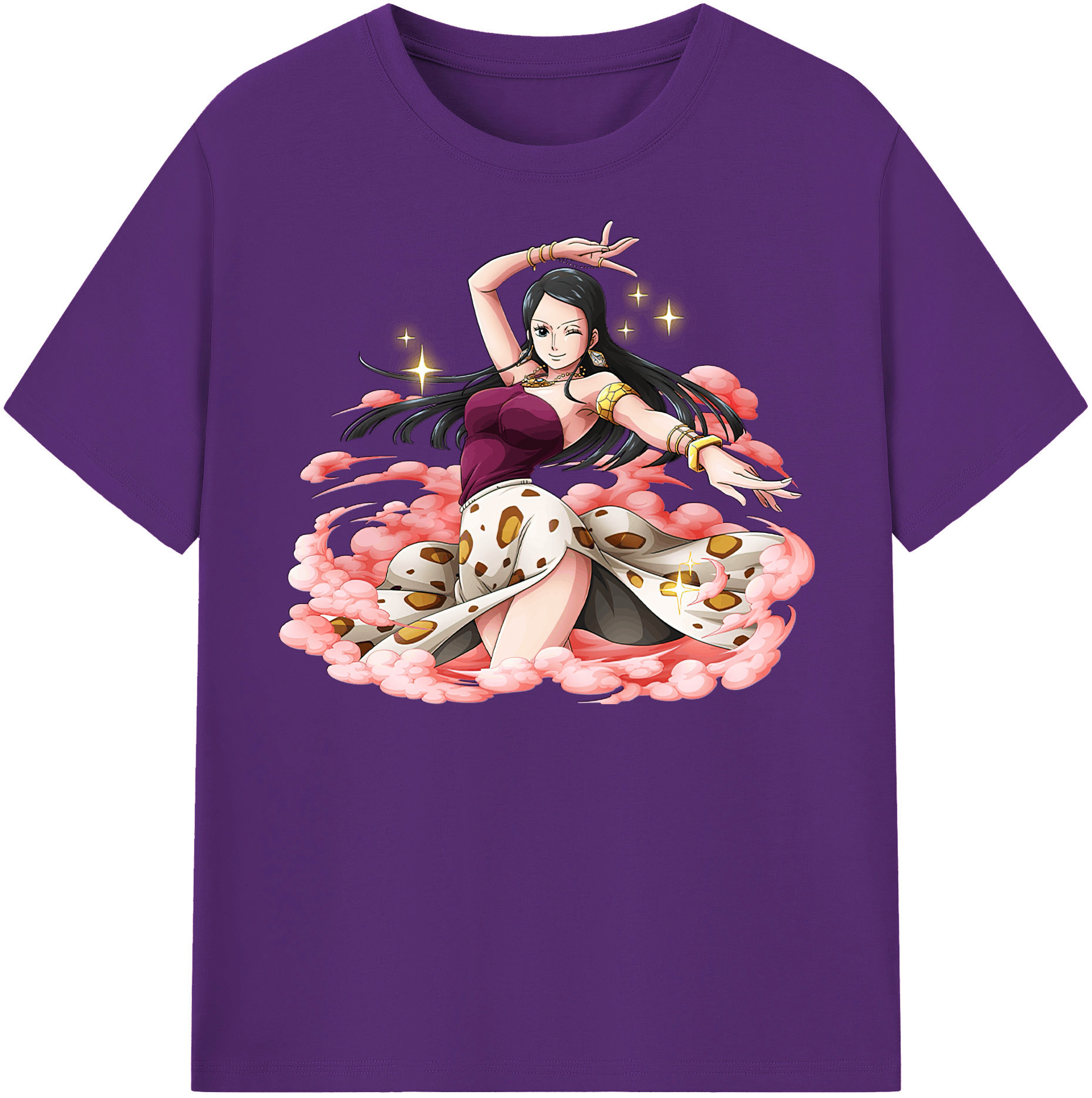 ワンピース ニコ・ロビン ONE PIECE Nico Robin 綿100％半袖Tシャツ（フロントプリント）