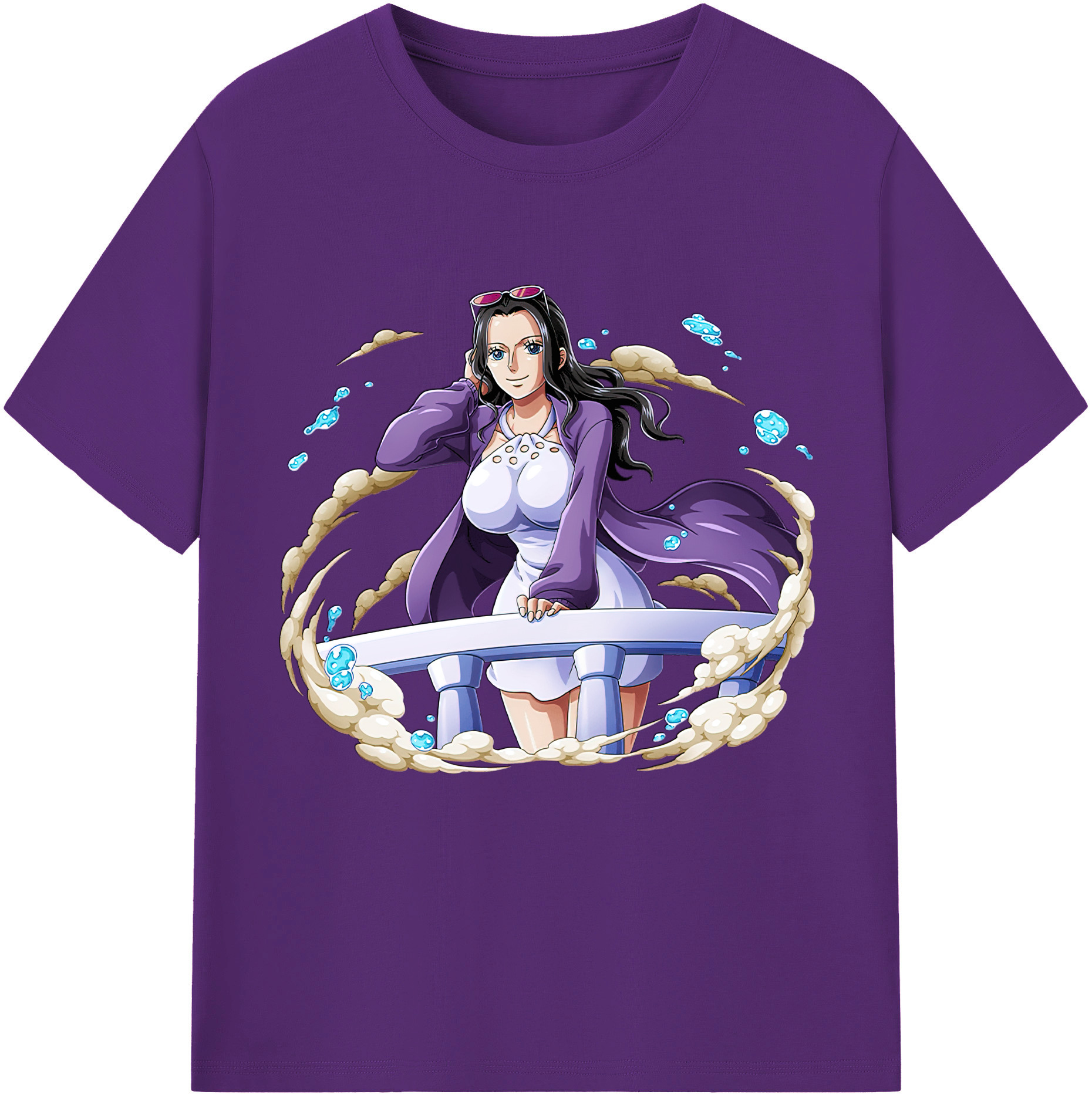 ワンピース ニコ・ロビン ONE PIECE Nico Robin 綿100％半袖Tシャツ（フロントプリント）