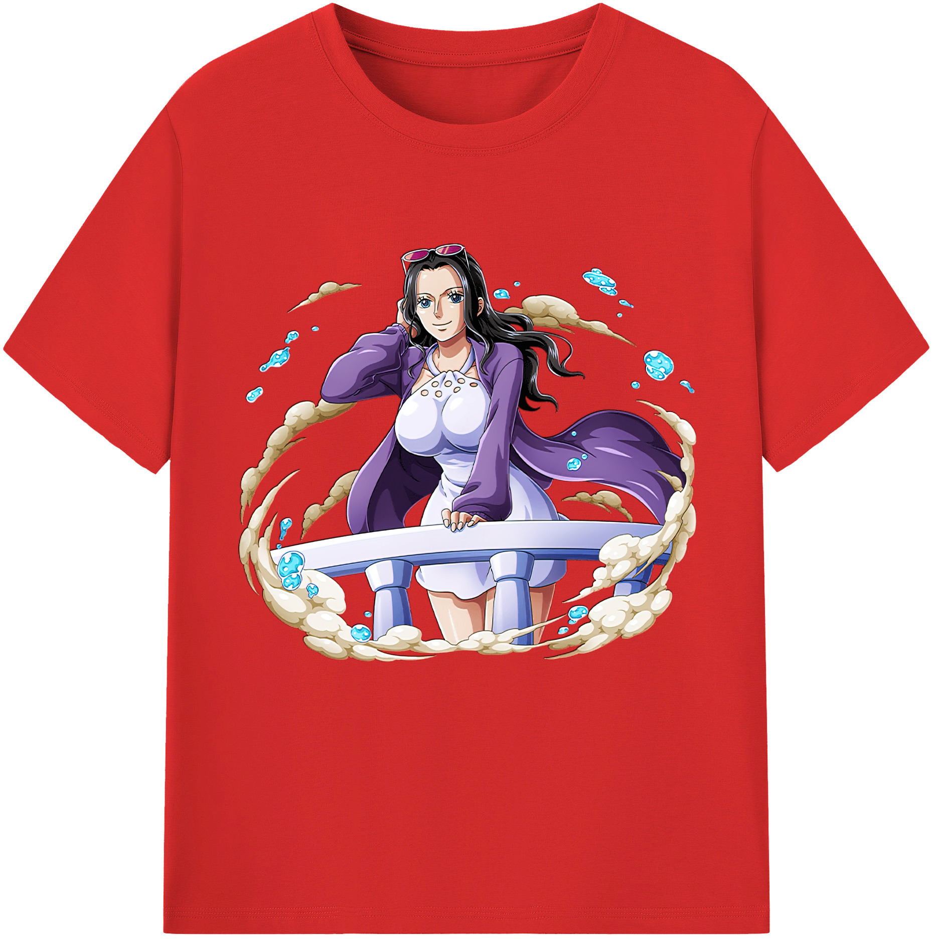 ワンピース ニコ・ロビン ONE PIECE Nico Robin 綿100％半袖Tシャツ（フロントプリント）